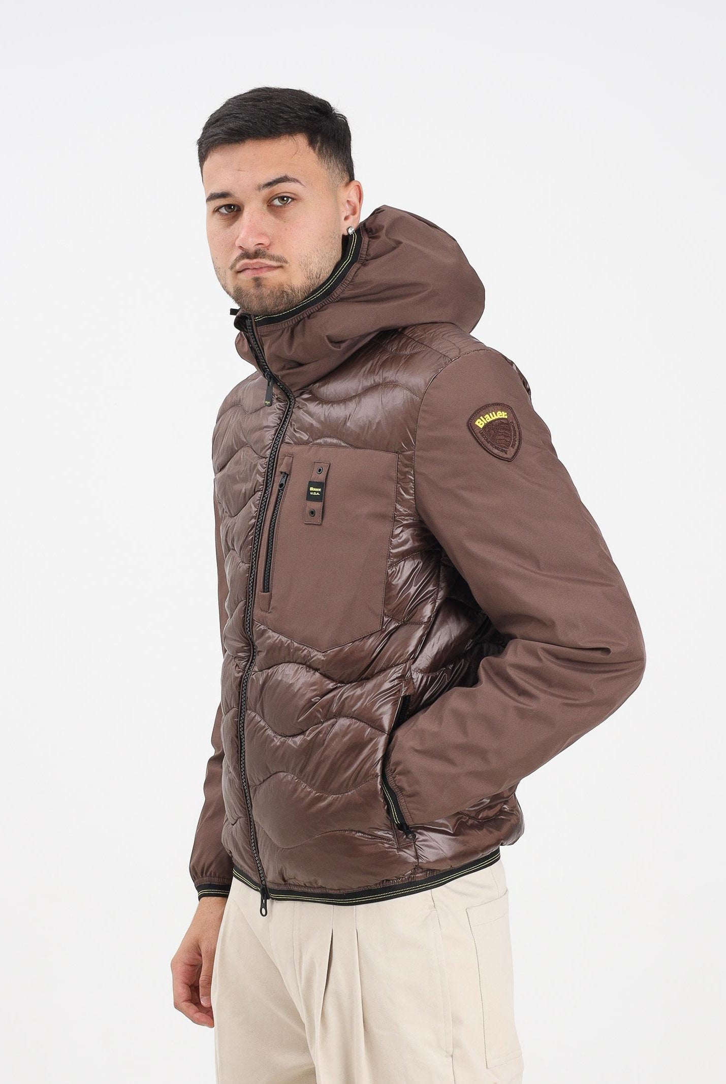 BLAUER Piumino ALBERT marrone da uomo 25WBLUC08078-006355 365 BLAUER