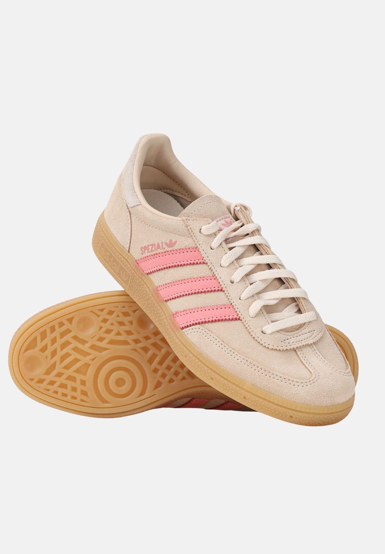 ADIDAS ORIGINALS Sneakers HANDBALL SPEZIAL beige e rosa da donna IH1501 . ADIDAS ORIGINALS