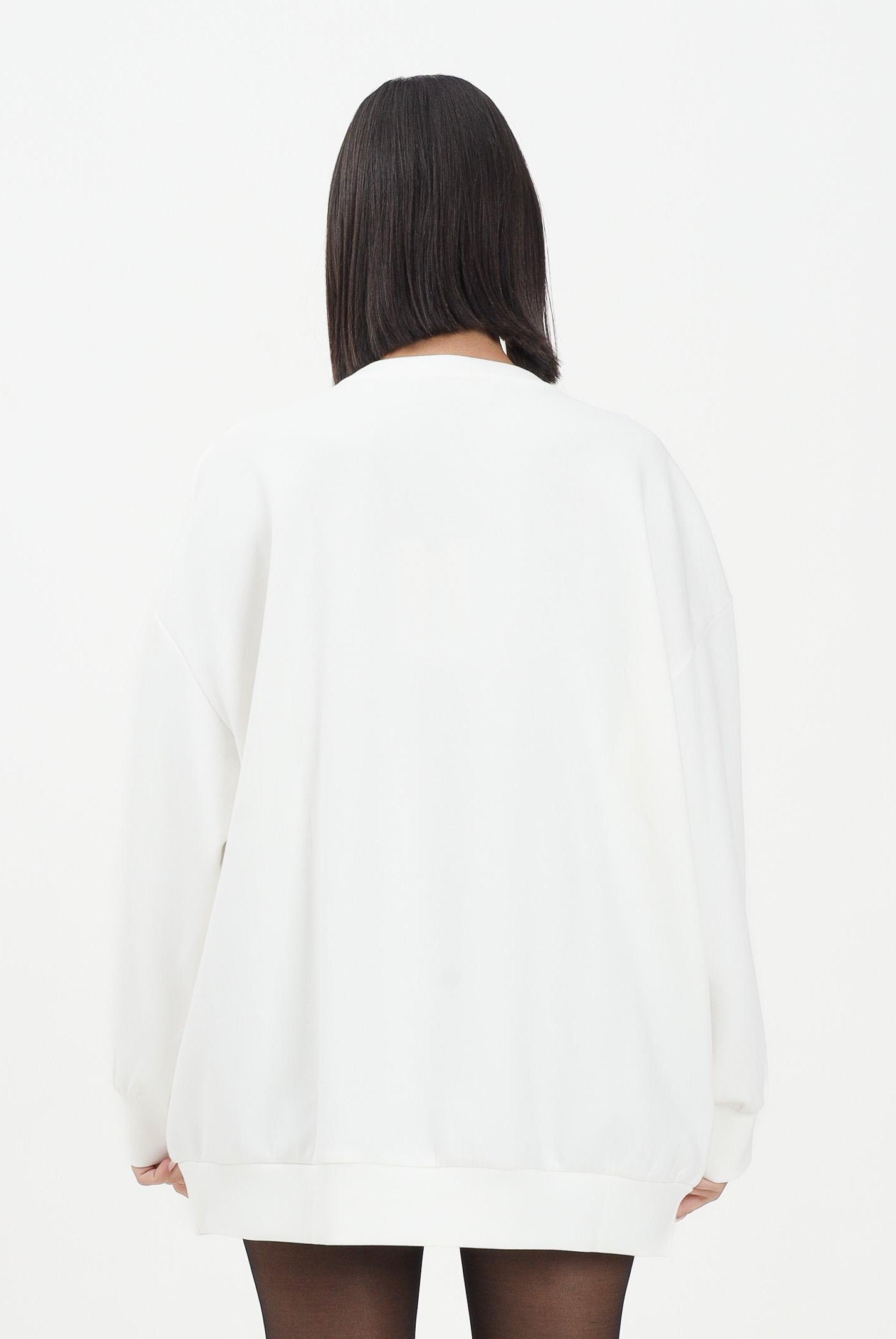 ODI ODI Felpa girocollo Nogara bianca da donna con applicazioni NOGARA734W5 D7 ODI ODI