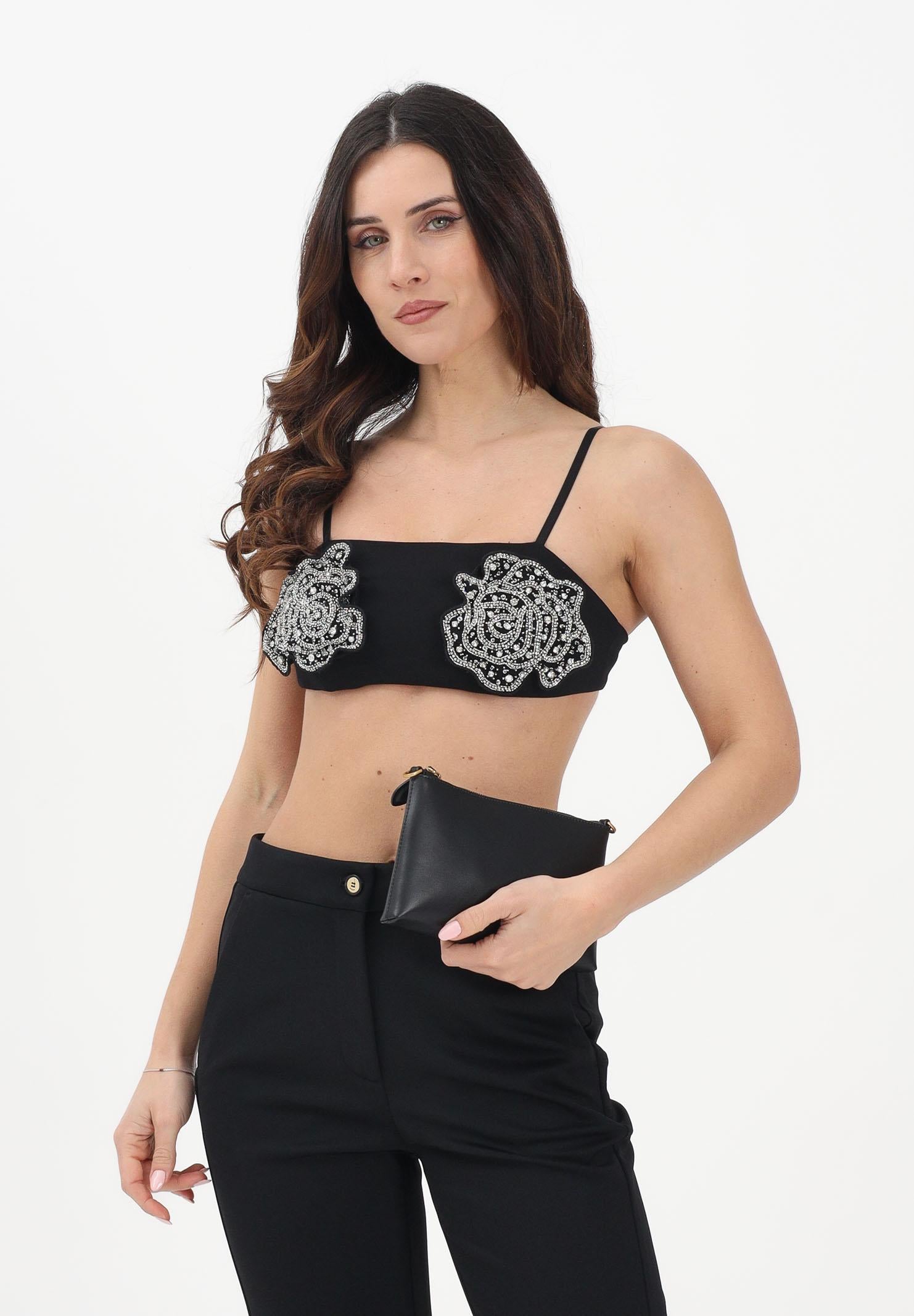PINKO Bralette BARBABIETOLE nera da donna 106622A31P Z99 PINKO