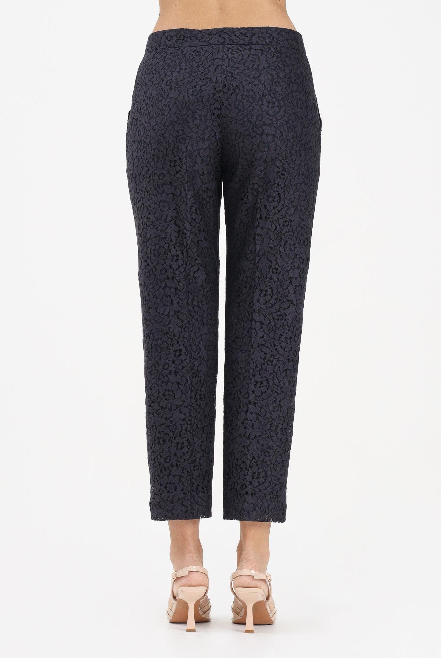 MAX MARA Pantalone elegante MSTCORONA blu da donna realizzato in pizzo floreale 2616131021600 002 MAX MARA