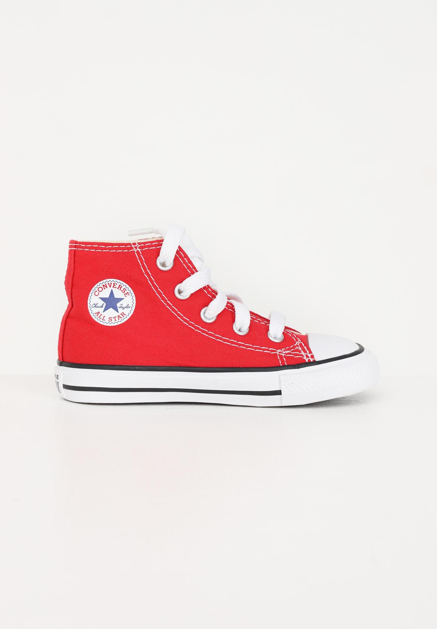 CONVERSE Sneakers Chuck Taylor All Star Classic rosse da neonato 7J232C . CONVERSE
