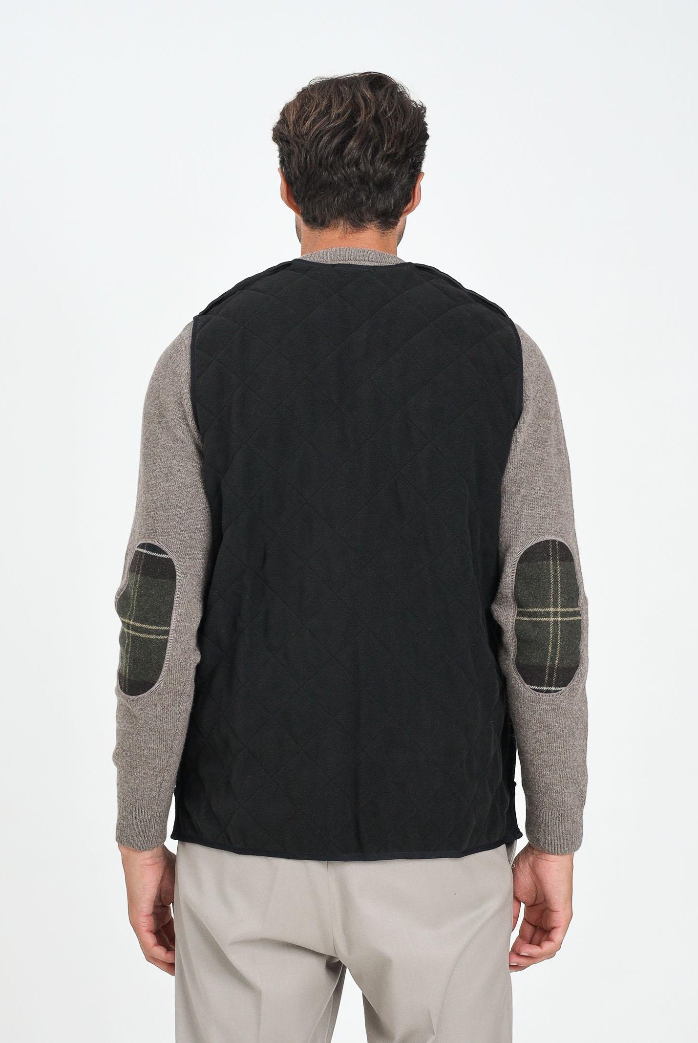 BARBOUR Smanicato Polarquilt nero da uomo da abbinare alla giacca Ashby 252MMLI0002 BK91 BARBOUR