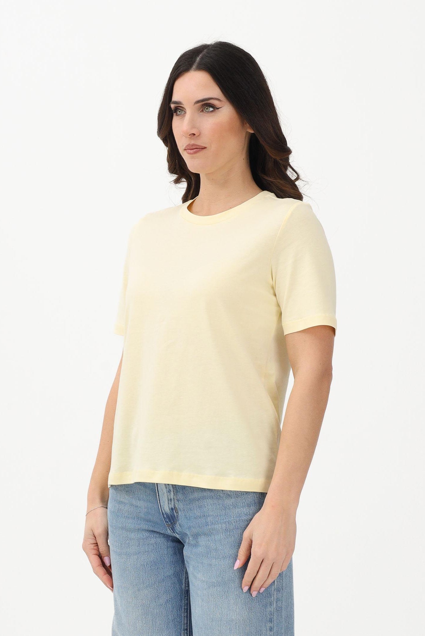 ONLY T-shirt a manica corta gialla da donna 15270390 DOCR ONLY