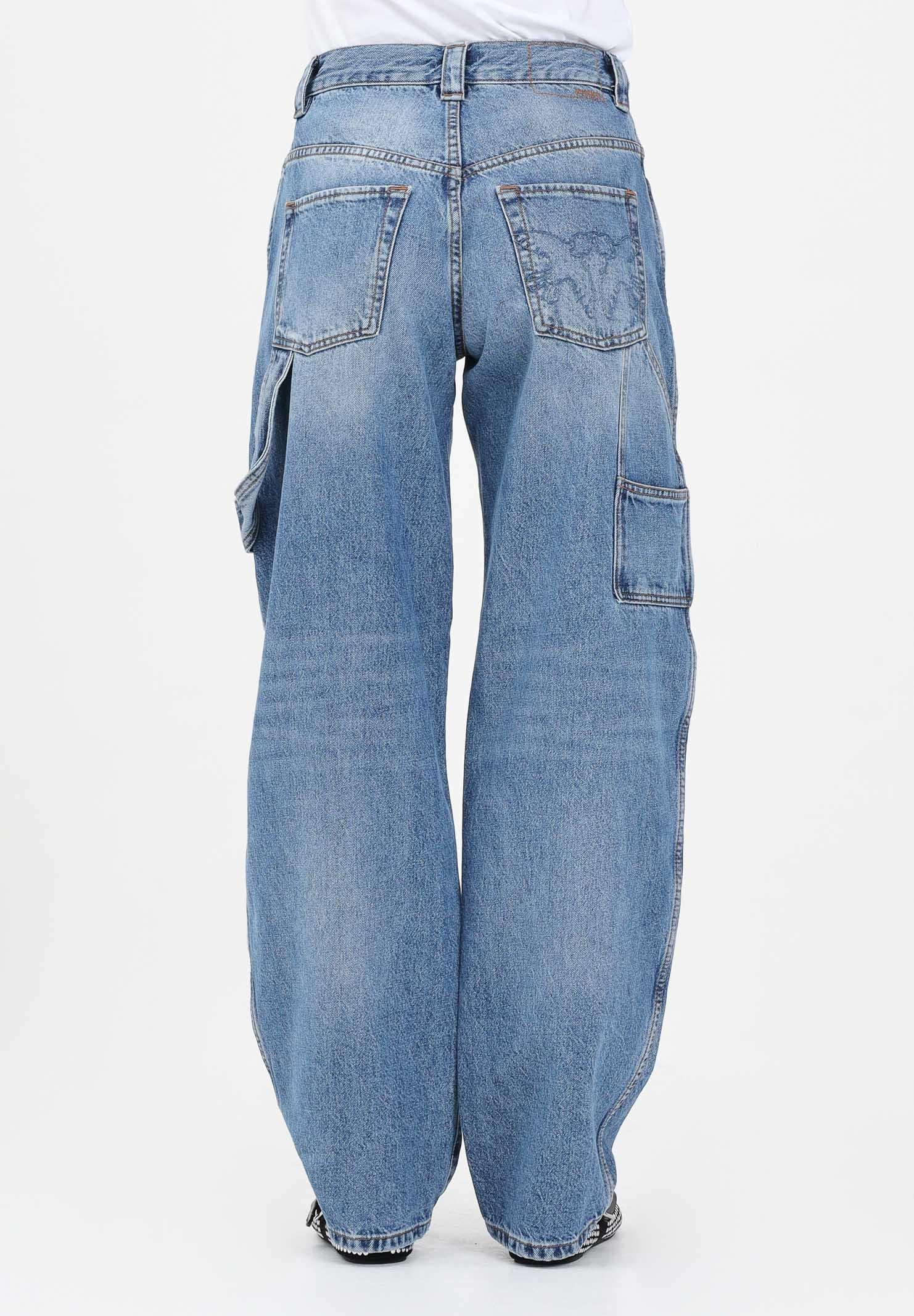 PINKO Jeans in denim chiaro da donna con logo 105542A2RP PJD PINKO