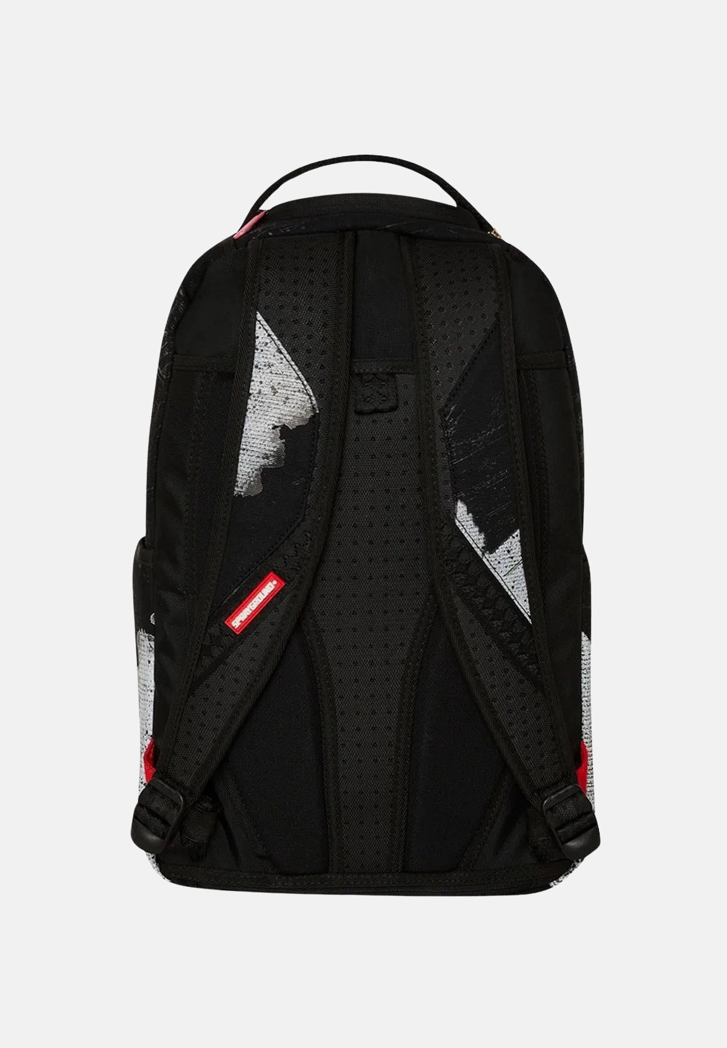 SPRAYYGROUND Zaino SHARK CENTRAL SORBET HAND PAINTED DLX nero da donna 910B7631NSZ SPRAYGROUND