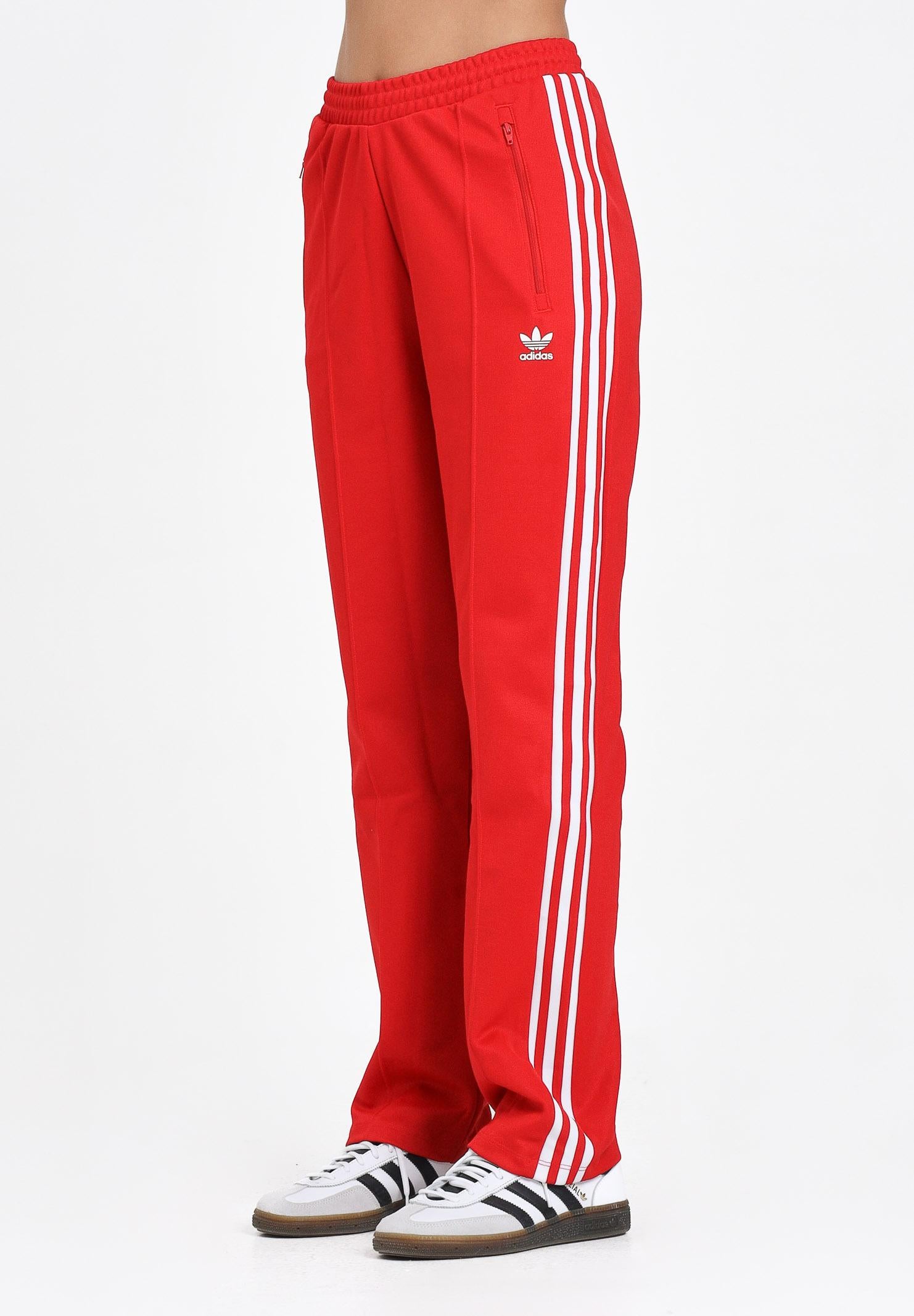 ADIDAS ORIGINALS Pantalone sportivo Beckenbauer rosso da donna JV7392 ADIDAS ORIGINALS