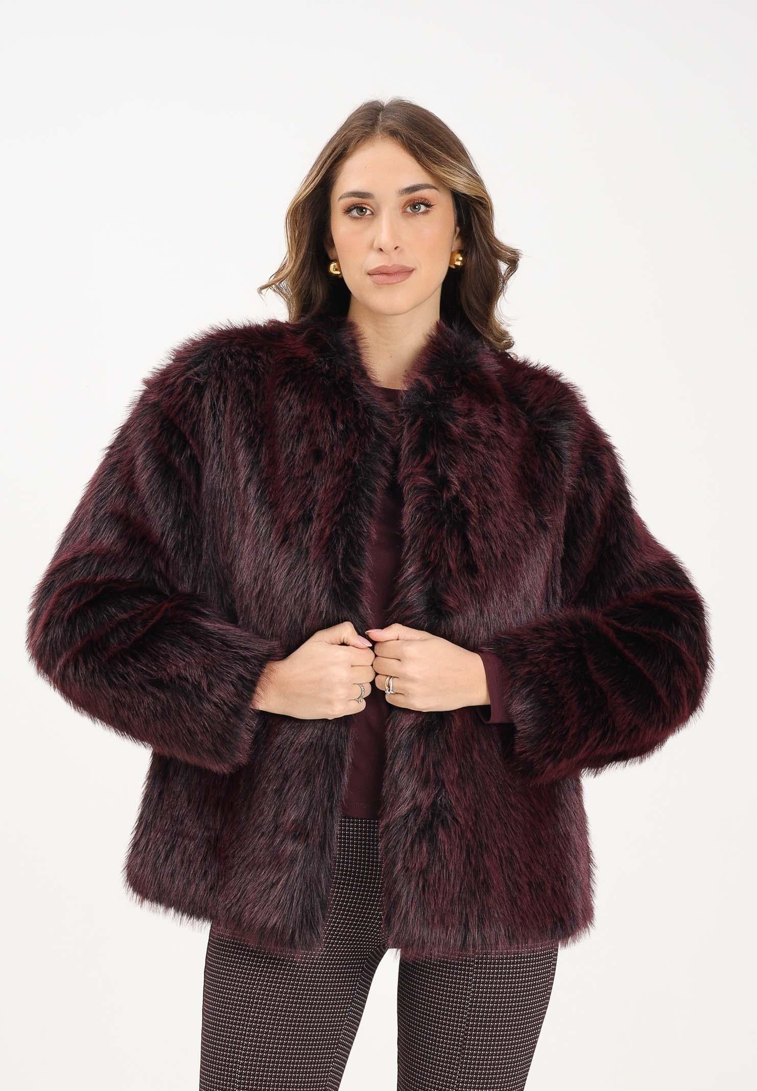 PATRIZIA PEPE Pelliccia bordeaux da donna 8O0197E072 R871 PATRIZIA PEPE