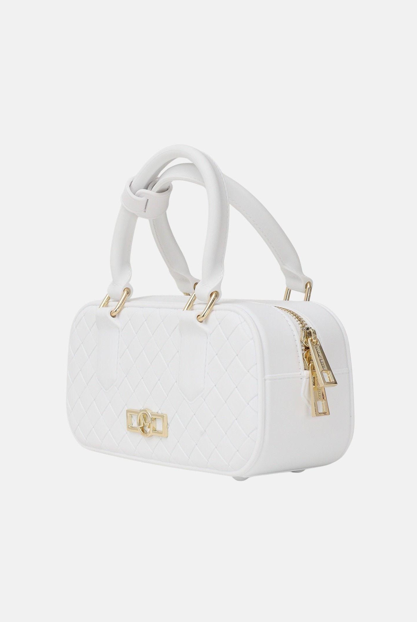 MARC ELLIS Borsa a mano Flat Glitty bianca da donna FLAT-GLITTY MILIGO MARC ELLIS
