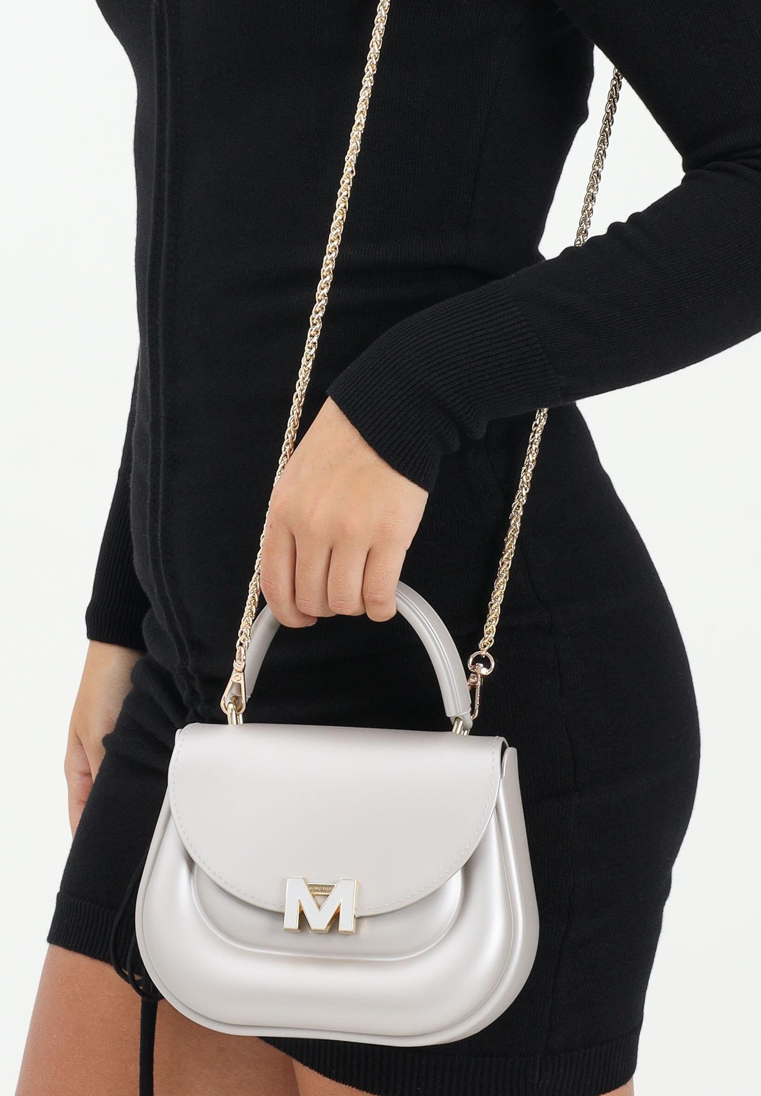 MARC ELLIS Borsa a mano Flat Jelly grigio perla da donna FLAT-JELLY TALIGO MARC ELLIS