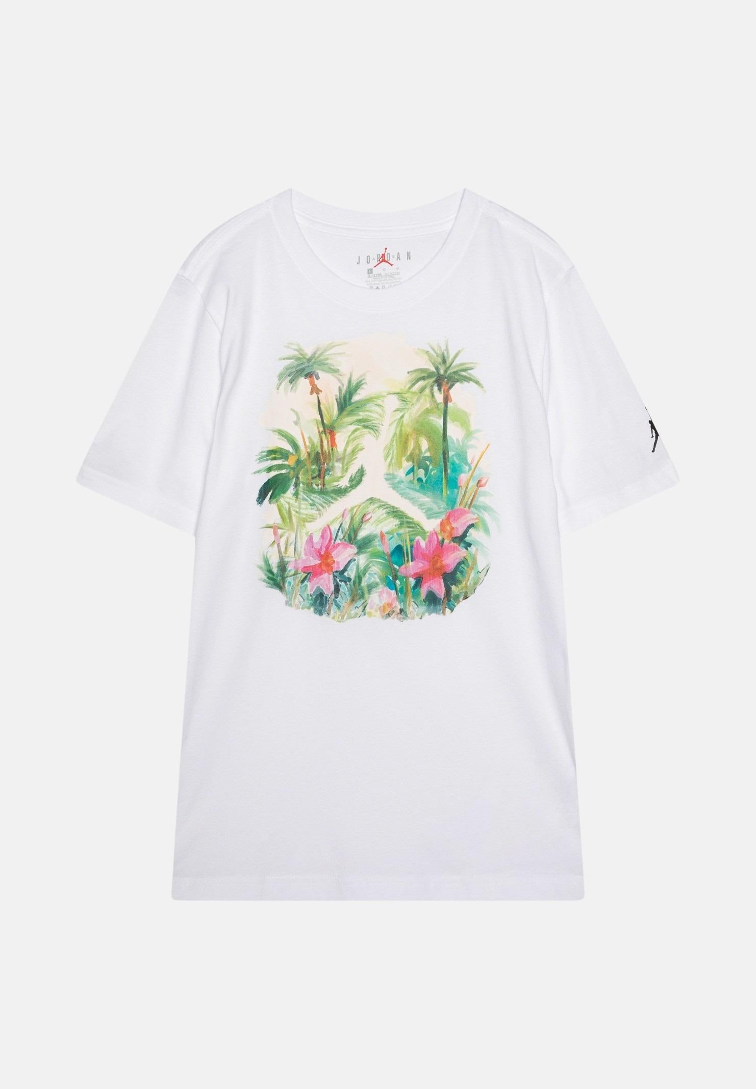 JORDAN T-shirt a manica corta Jordan Flight Essentials bianca per bambino e bambina 95F049 001 JORDAN