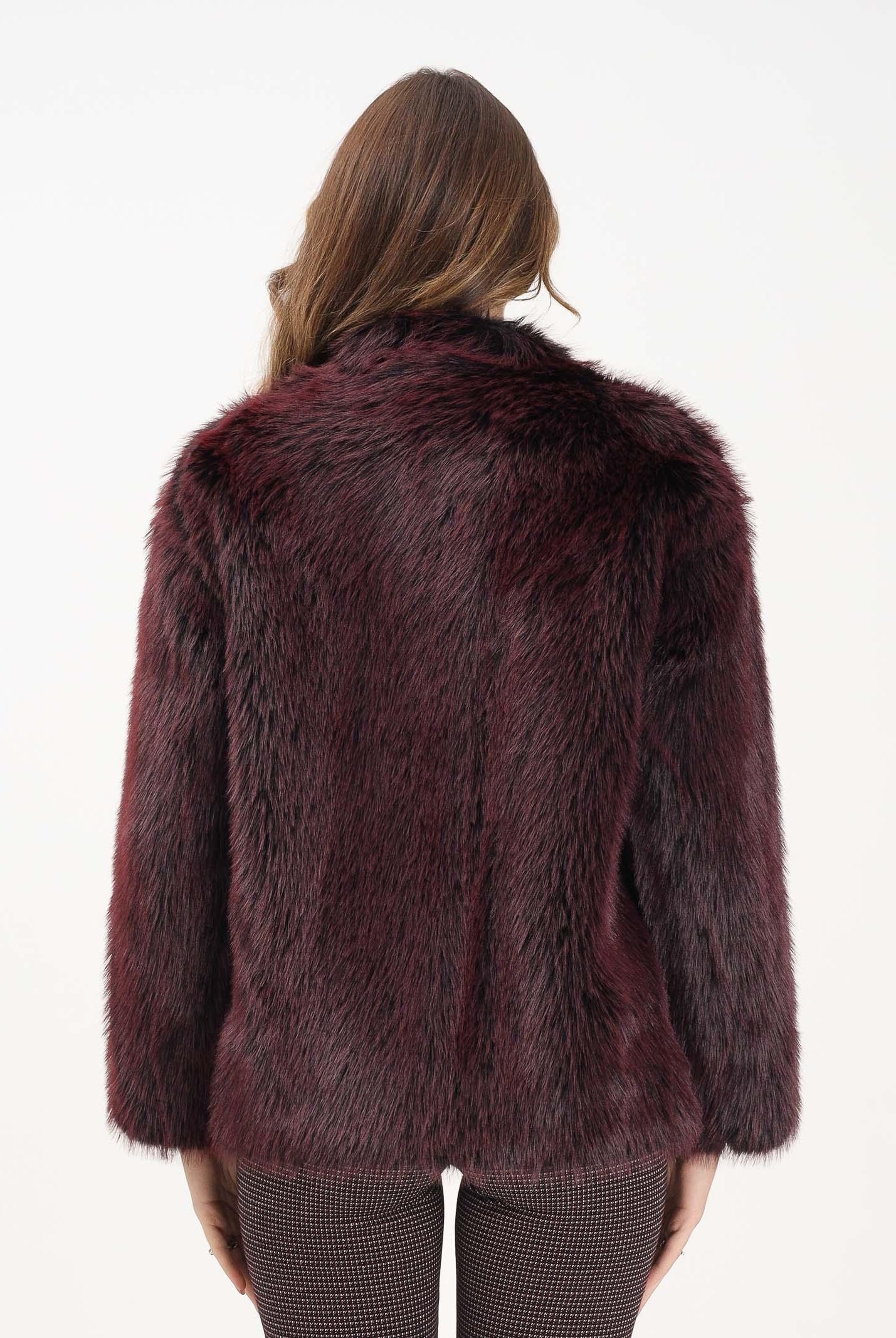 PATRIZIA PEPE Pelliccia bordeaux da donna 8O0197E072 R871 PATRIZIA PEPE