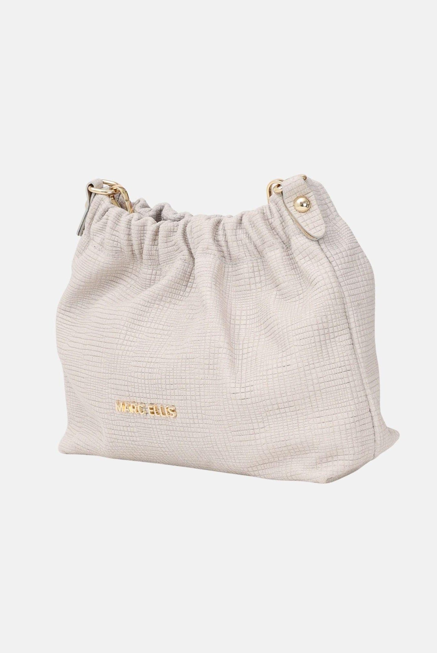 MARC ELLIS Borsa a tracolla Helena Suede panna da donna HELENA-SUEDE-RF OFBLGO MARC ELLIS