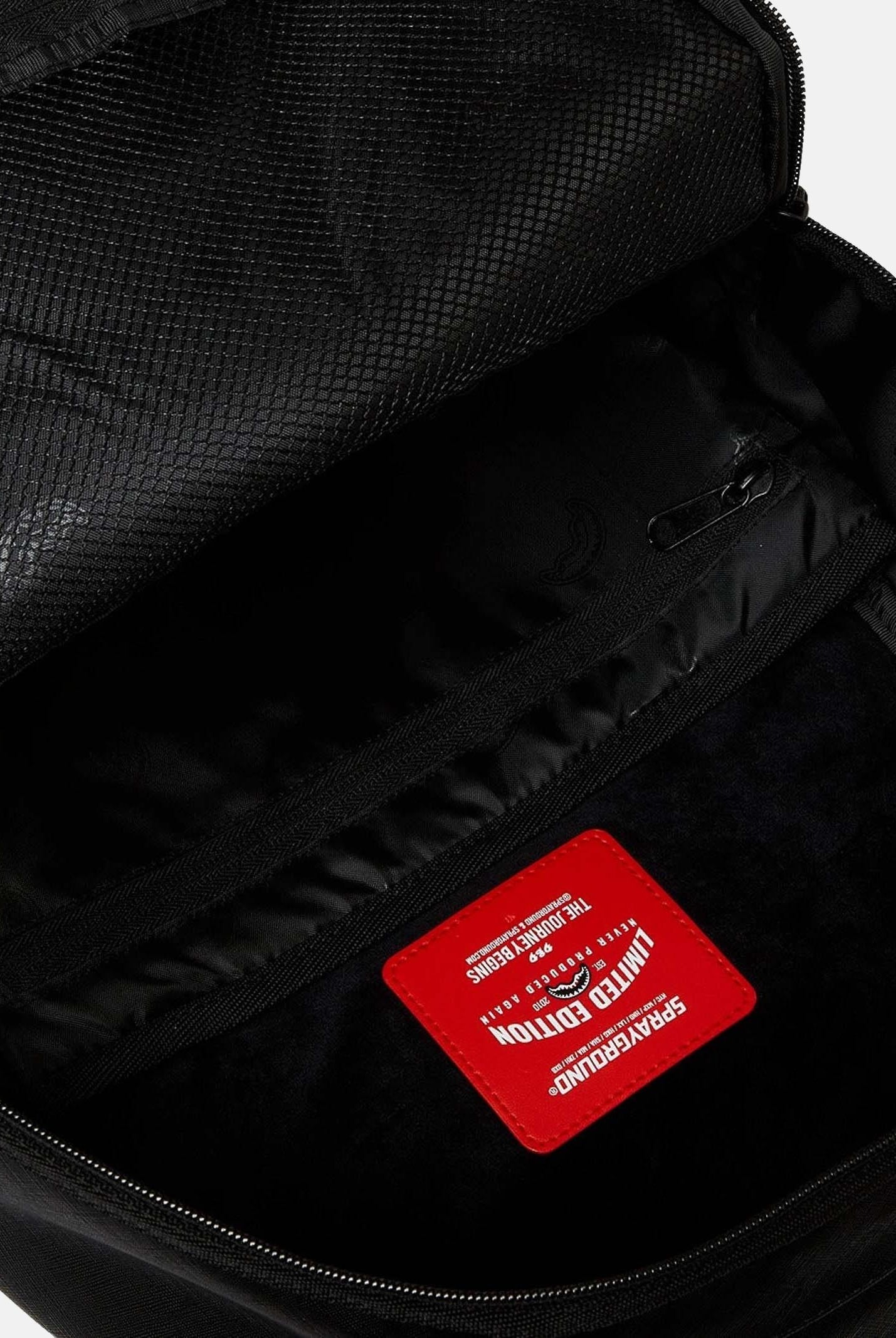 SPRAYGROUND Zaino Fly Knit Mouth Dlx- Satin nero per uomo e donna 910B7754NSZ SPRAYGROUND