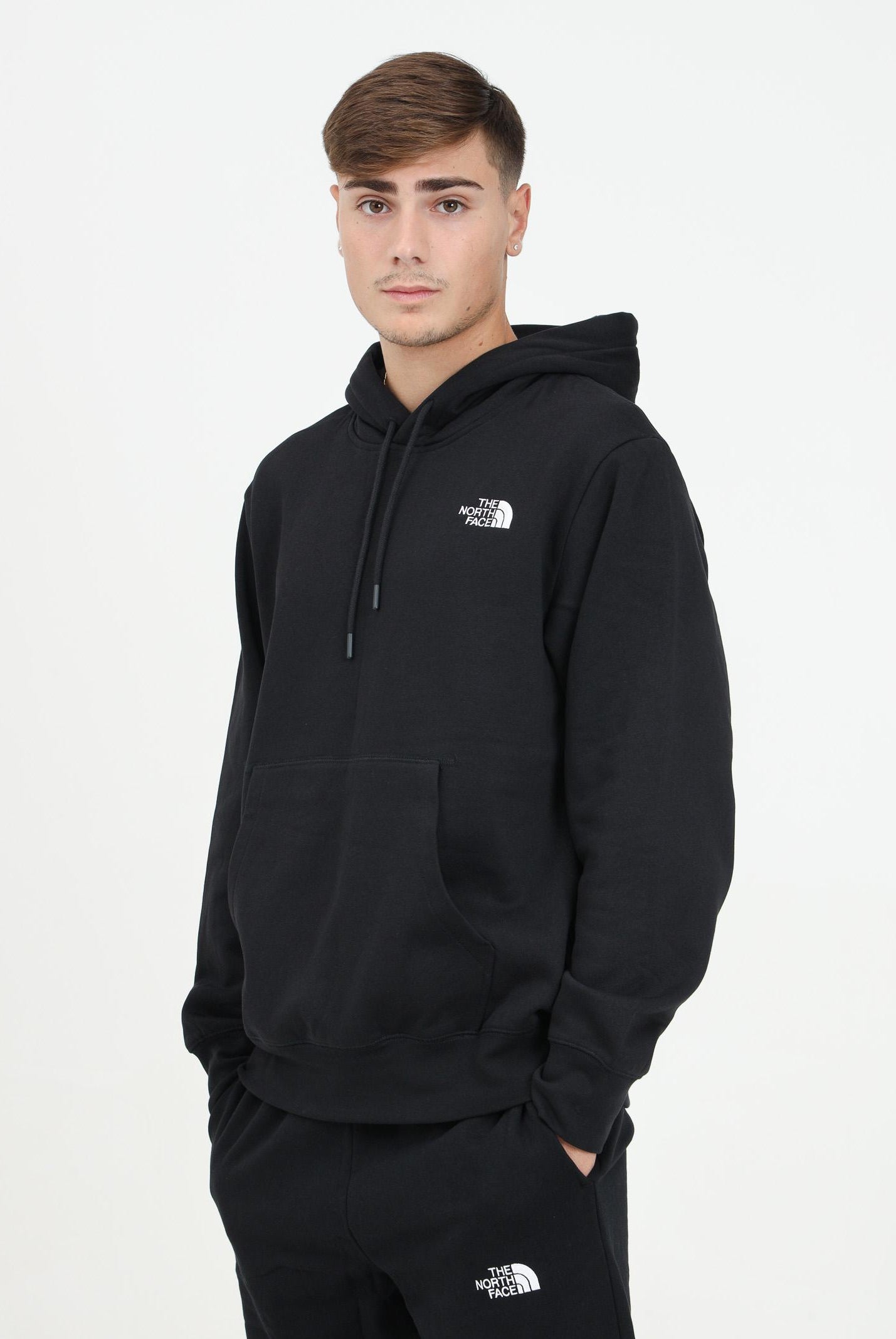 THE NORTH FACE Felpa con cappuccio Essential nera da uomo NF0A89ESJK31 THE NORTH FACE