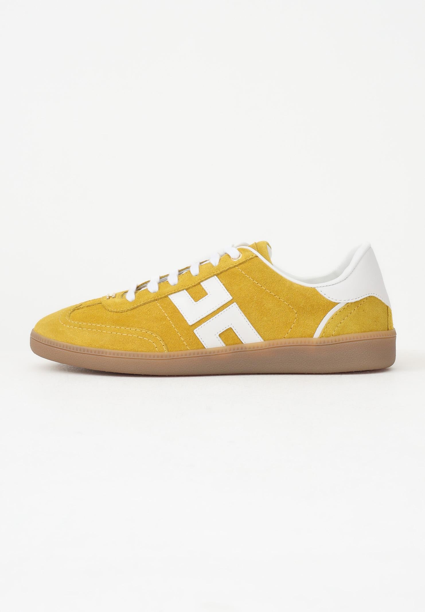 ELISABETTA FRANCHI Sneakers gialle e avorio da donna con logo SA61G61E2 FA5 ELISABETTA FRANCHI