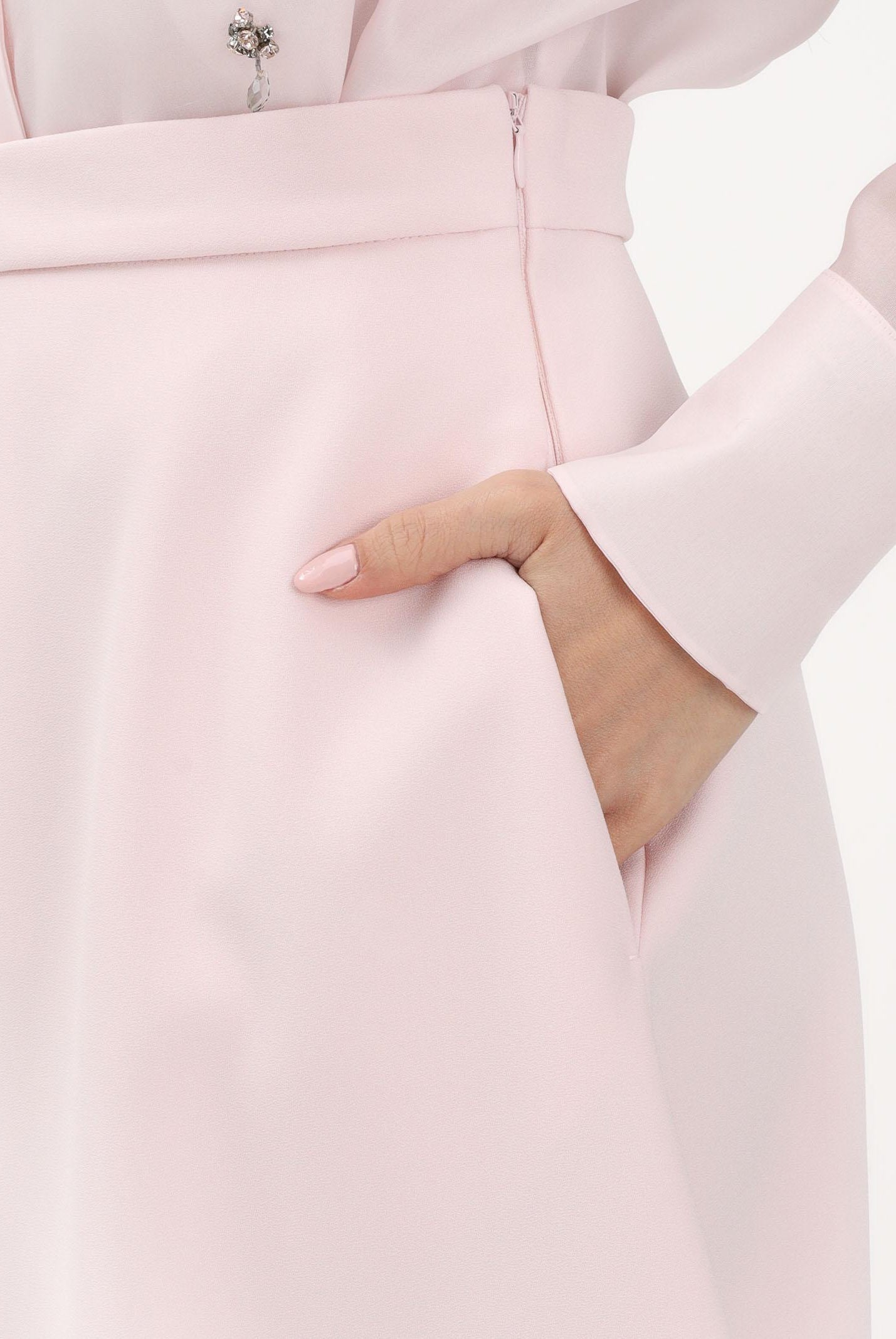 MAX MARA Gonna midi Girante rosa da donna 2616101013600 010 MAX MARA