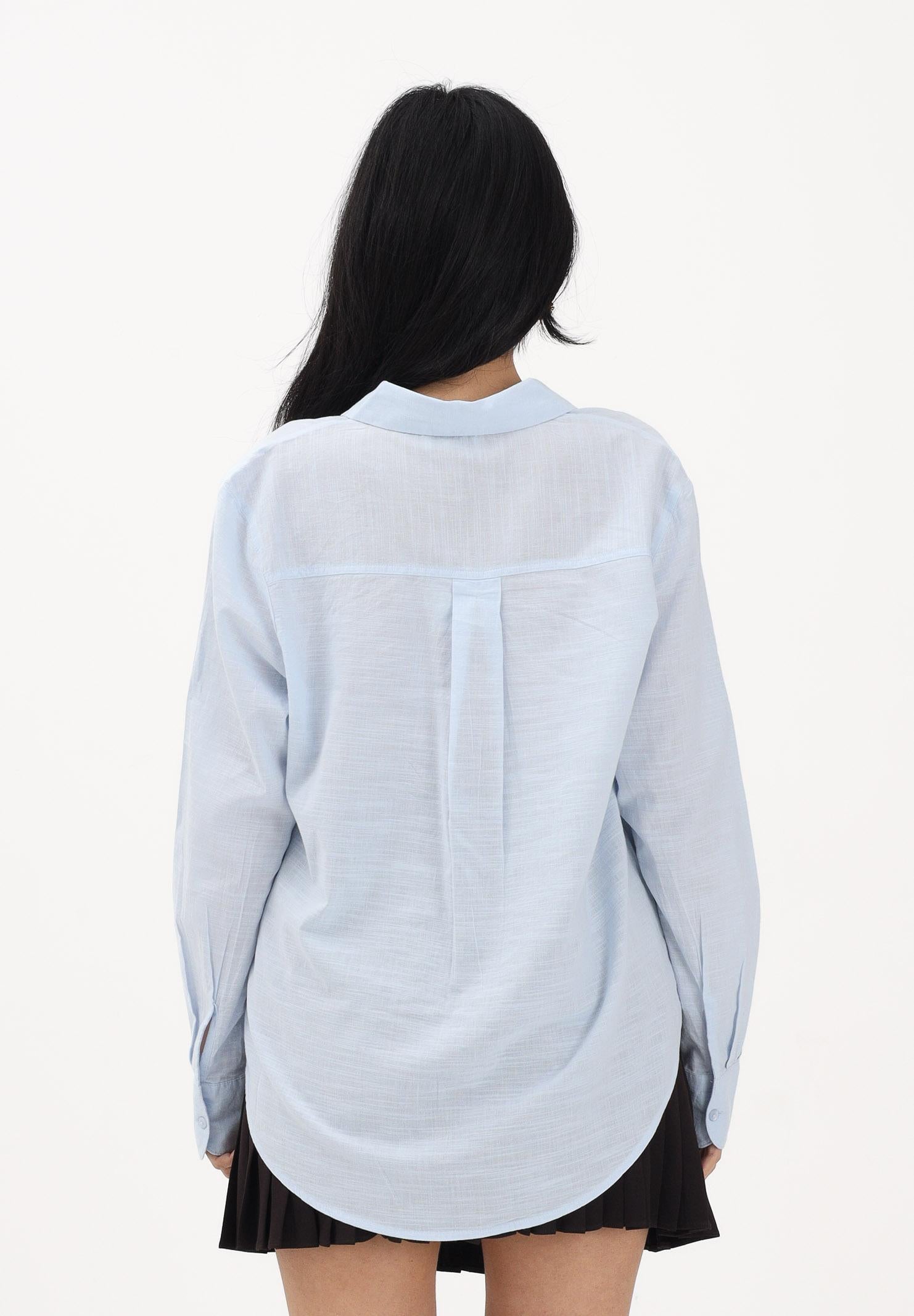 JDY Camicia a manica lunga celeste da donna 15351414 KEBL JDY