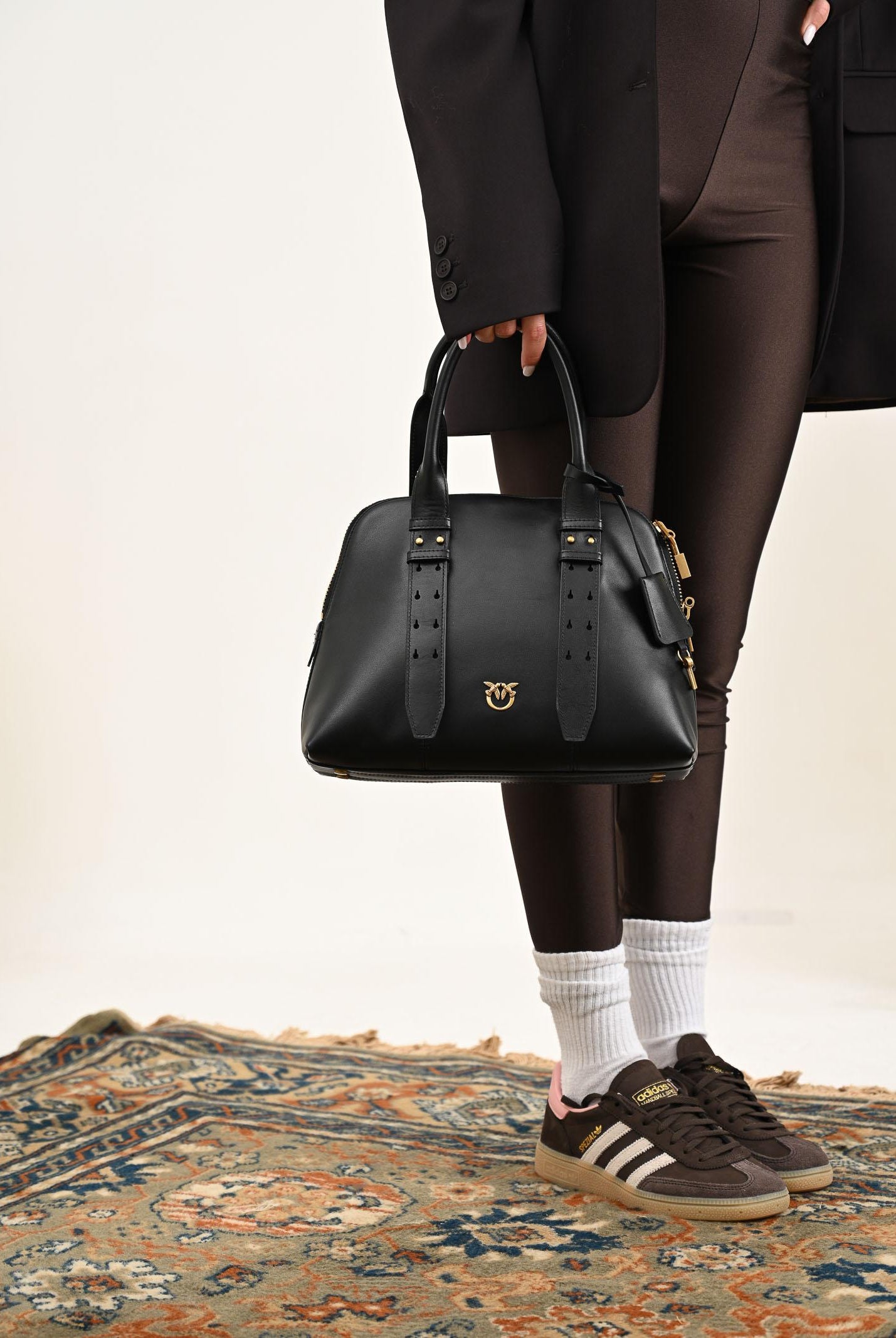 PINKO Borsa a mano Escape nera da donna 105906A0QO Z99Q PINKO