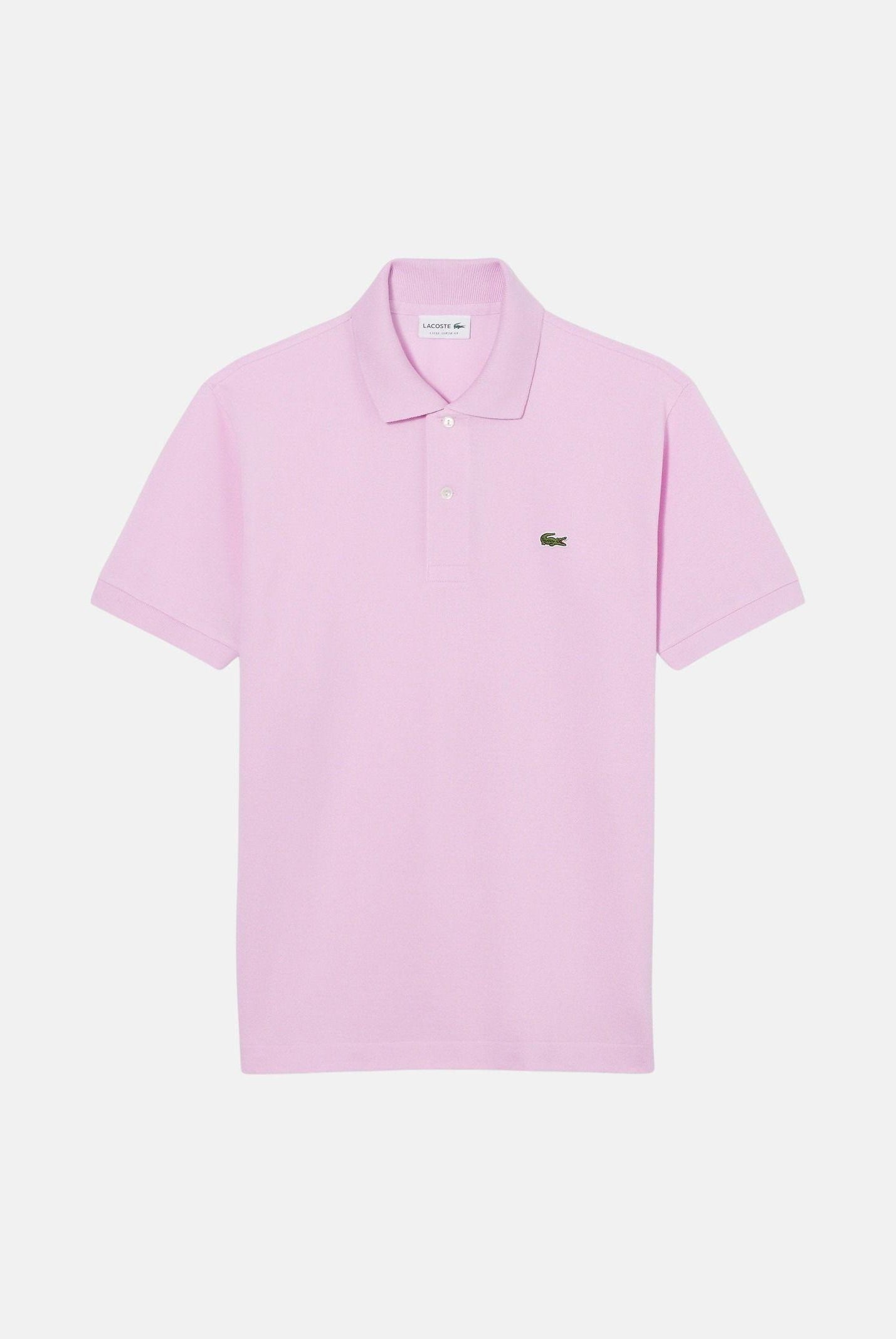 LACOSTE Polo rosa per uomo e donna con patch logo coccodirllo 1212 Z4H LACOSTE