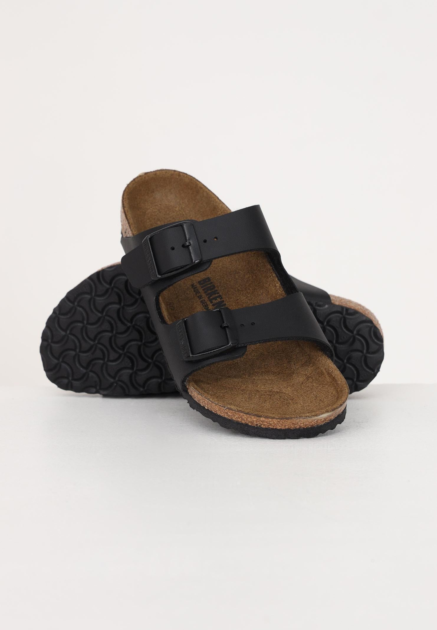 BIRKENSTOCK Ciabatte Arizona Kids nere per bambino e bambina 555123 . BIRKENSTOCK