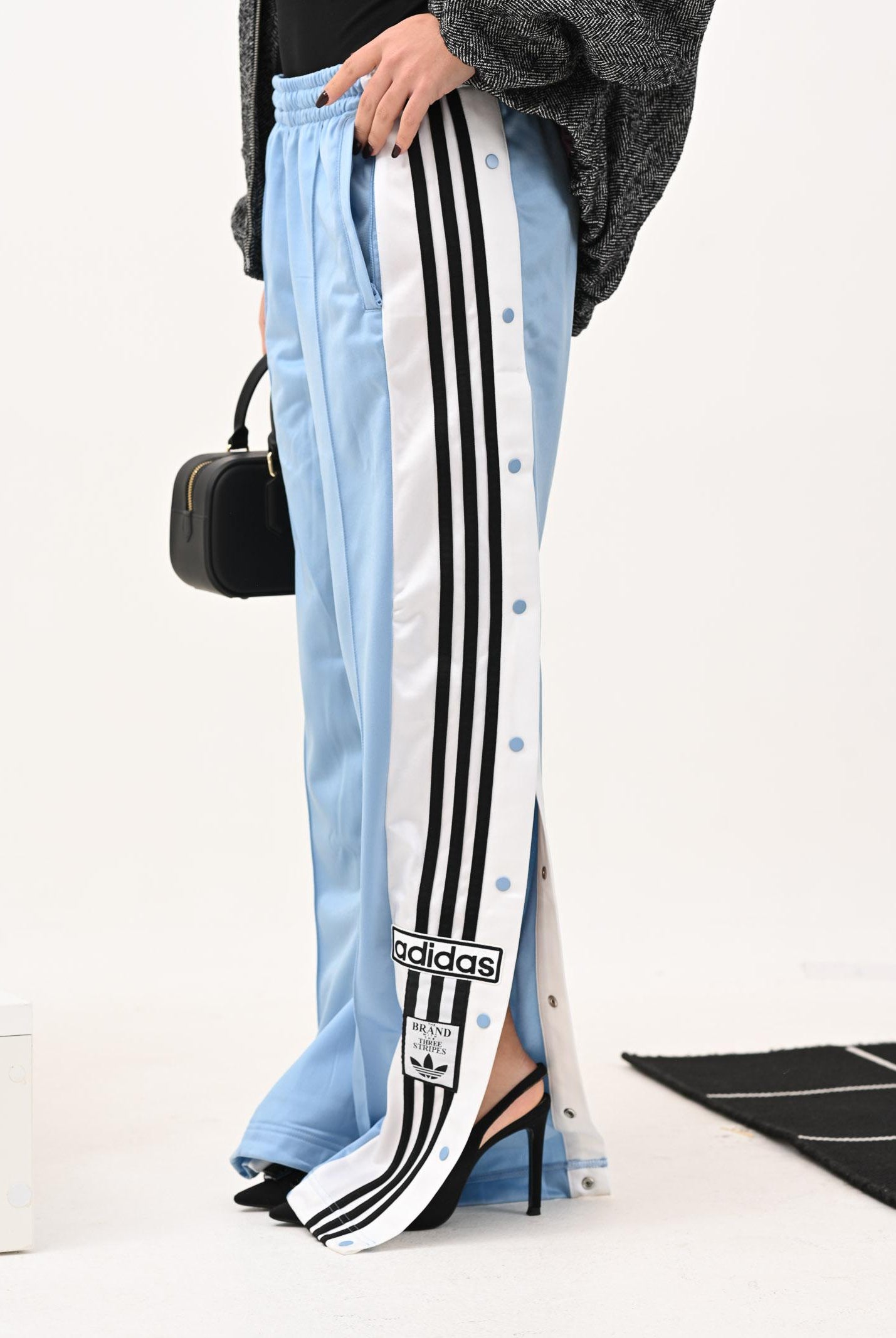 ADIDAS ORIGINALS Pantalone sportivo Adibreak azzurro da donna JV7513 ADIDAS ORIGINALS