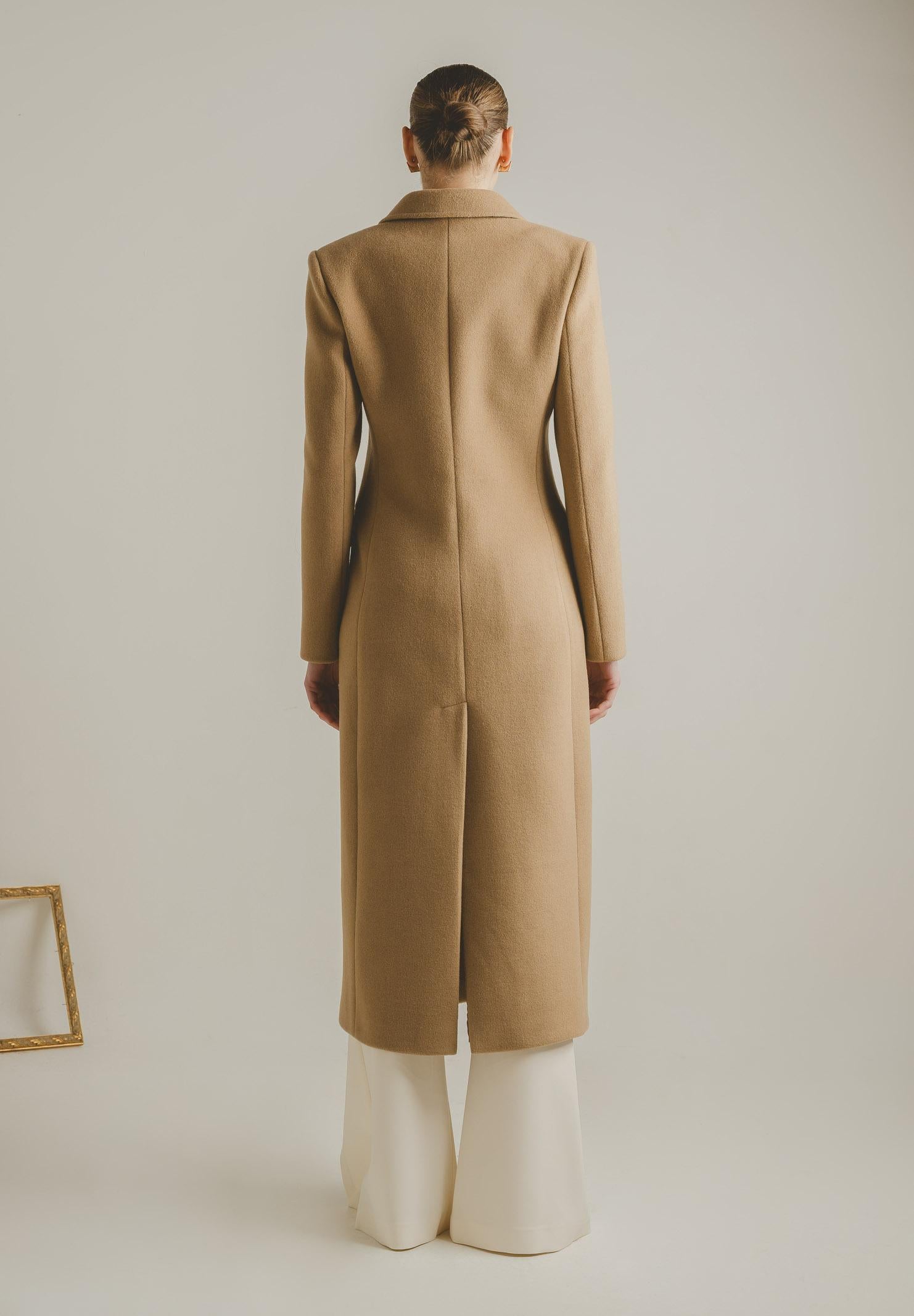 SANTAS Cappotto lungo ÉCLIPSE beige da donna PV2623 BE SANTAS