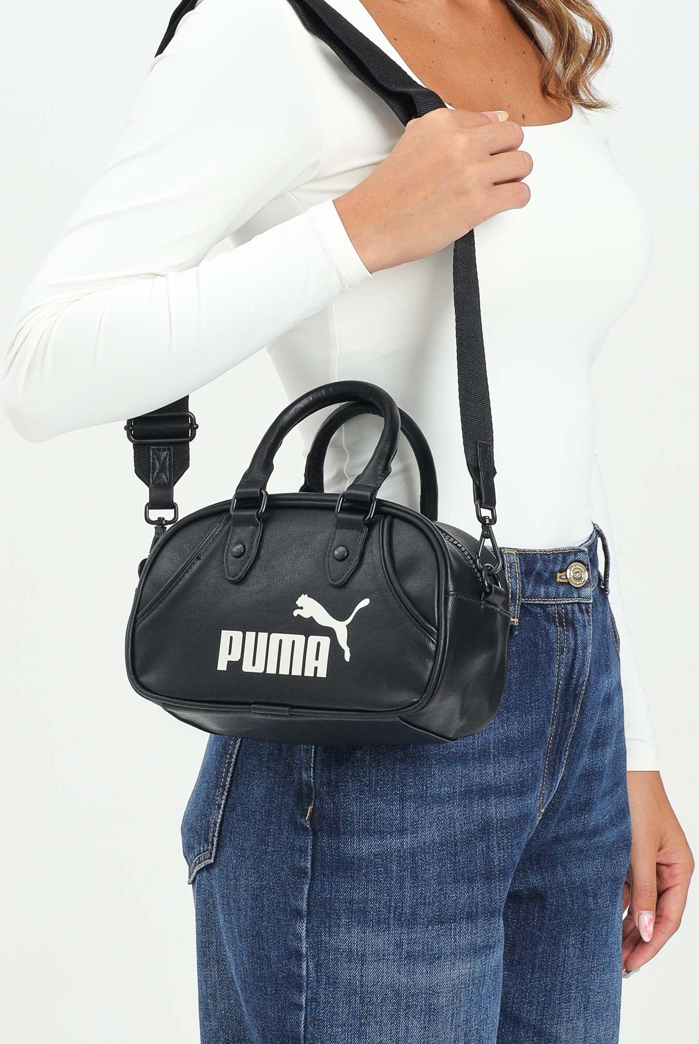PUMA Borsa a tracolla Archive nere da donna 091137 01 PUMA