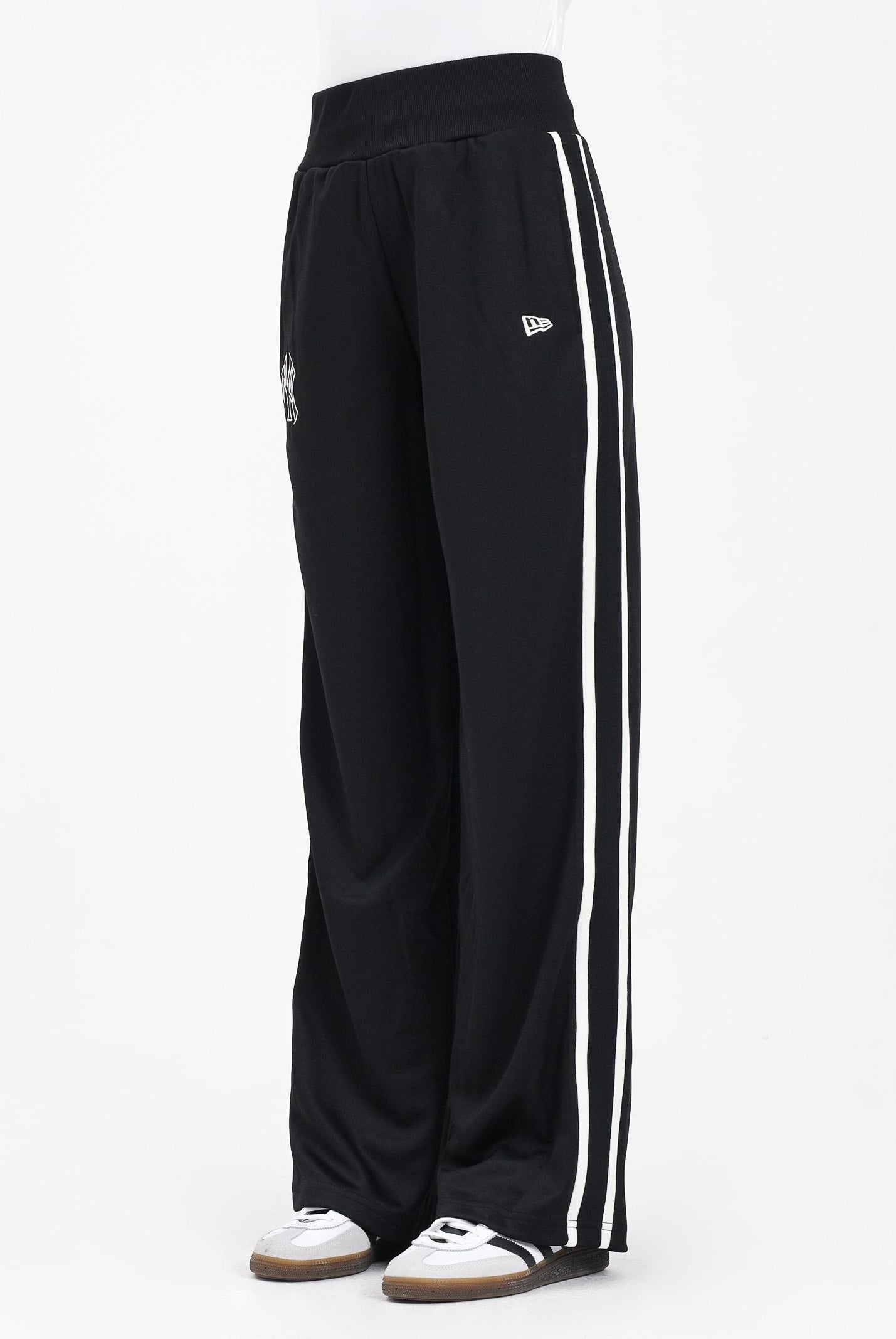 NEW ERA Pantalone sportivo Track New York Yankees MLB Midi Logo nero da donna 60684424 . NEW ERA