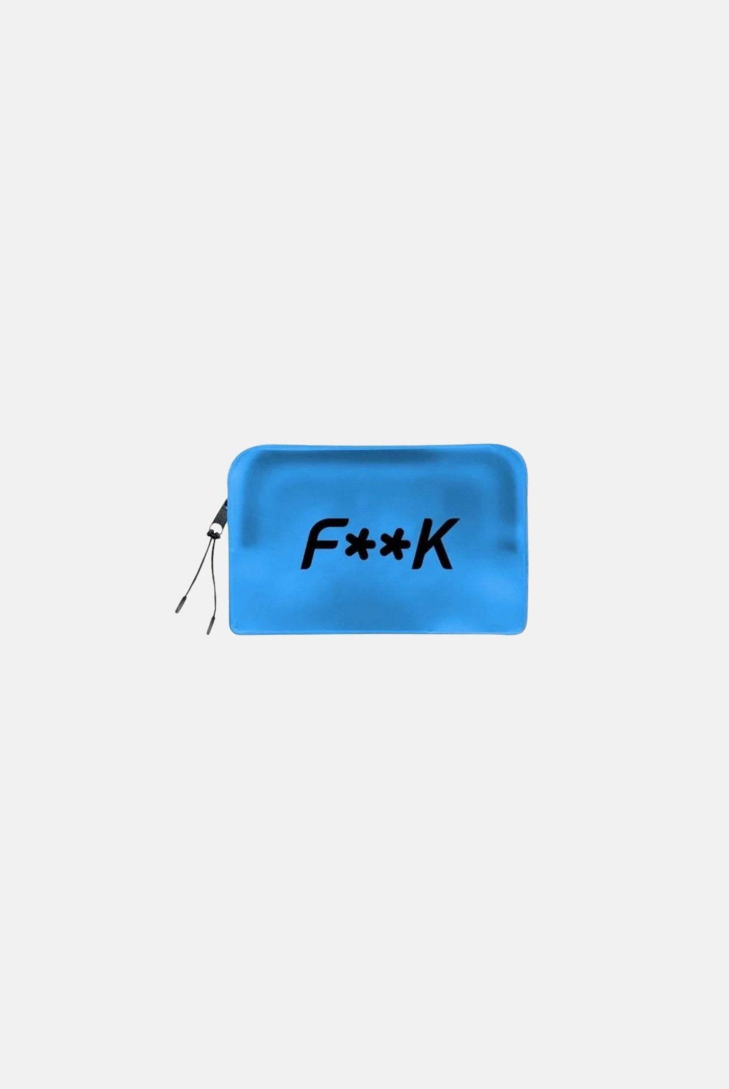 F**K Astuccio blu da donna con stampa logo FKWPOCHU BLU F**K