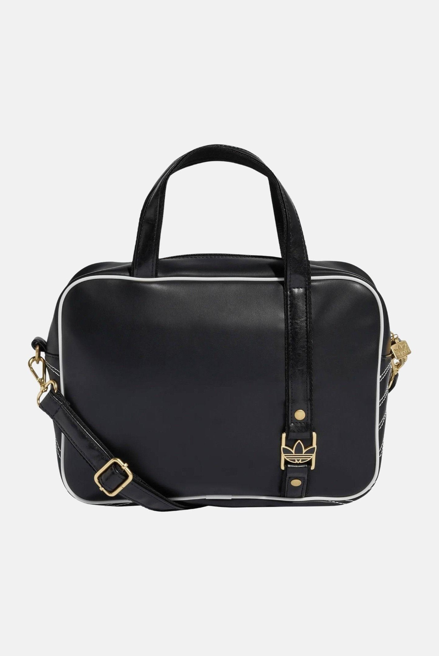 ADIDAS ORIGINALS Borsa a mano AIRLINER MEDIUM nera da donna KE2327 . ADIDAS ORIGINALS