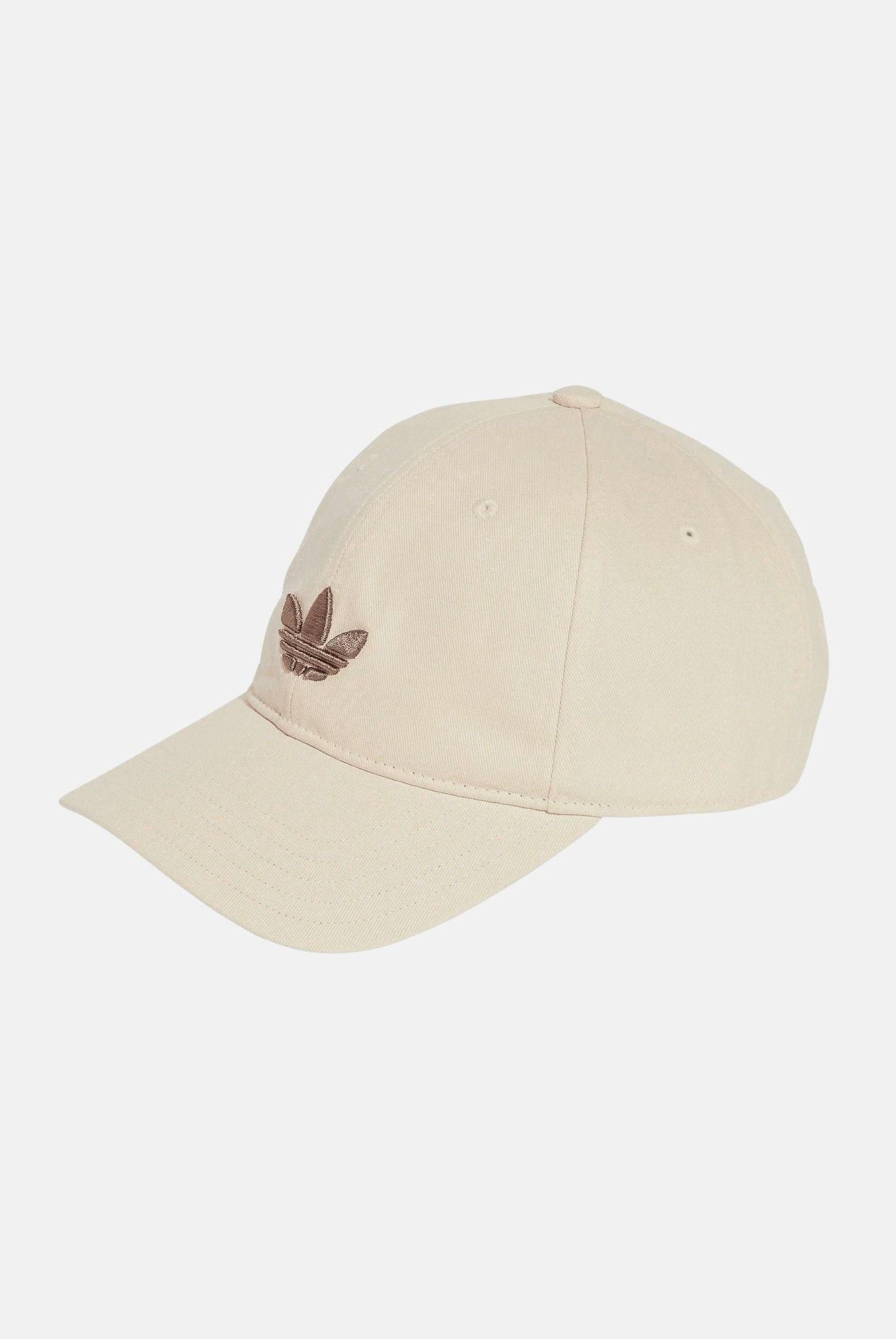 ADIDAS ORIGINALS Cappello con visiera Adicolor Classic Trefoil beige per uomo e donna JC6037 . ADIDAS ORIGINALS
