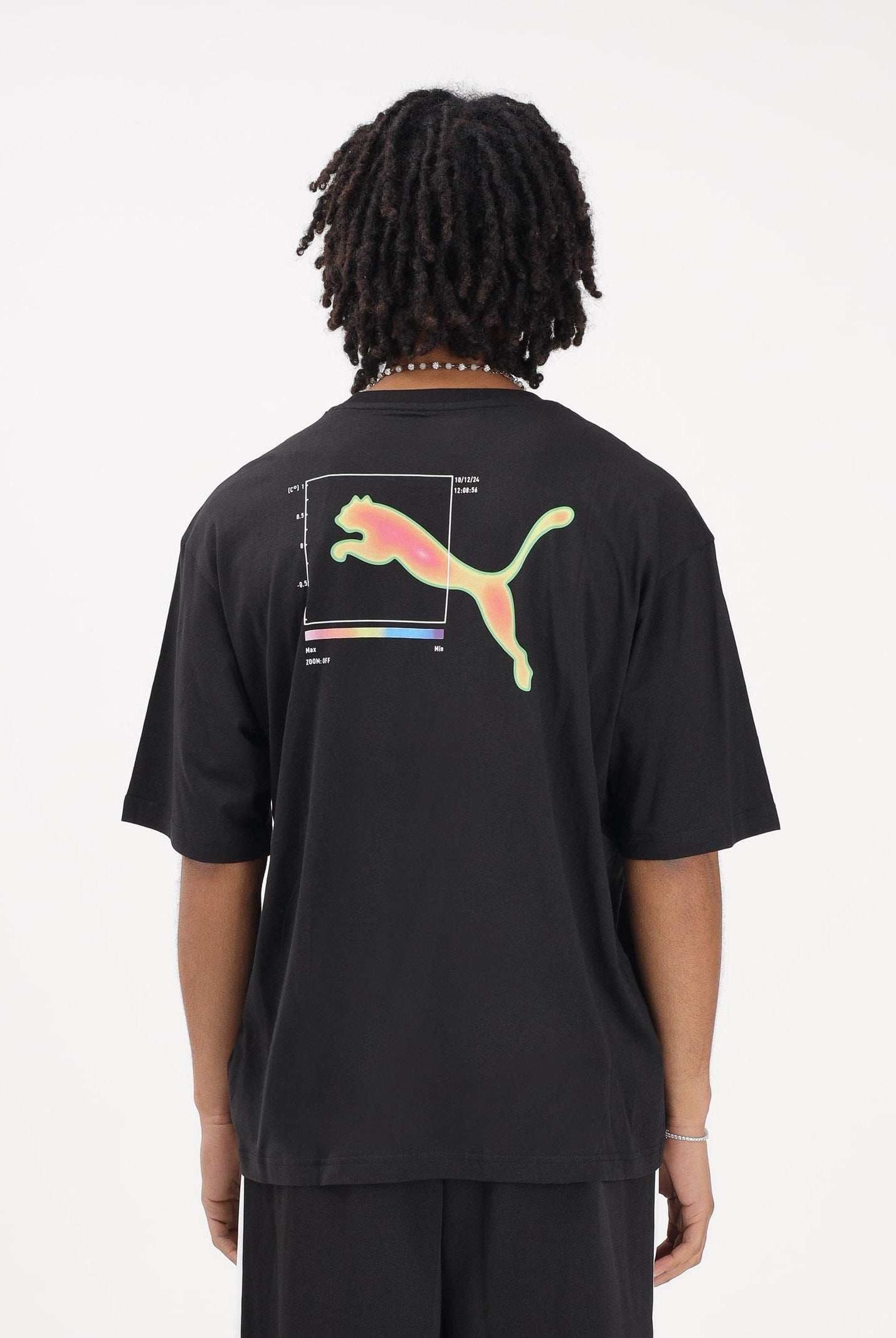 PUMA T-shirt a manica corta Graphic nera da uomo 691783 01 PUMA