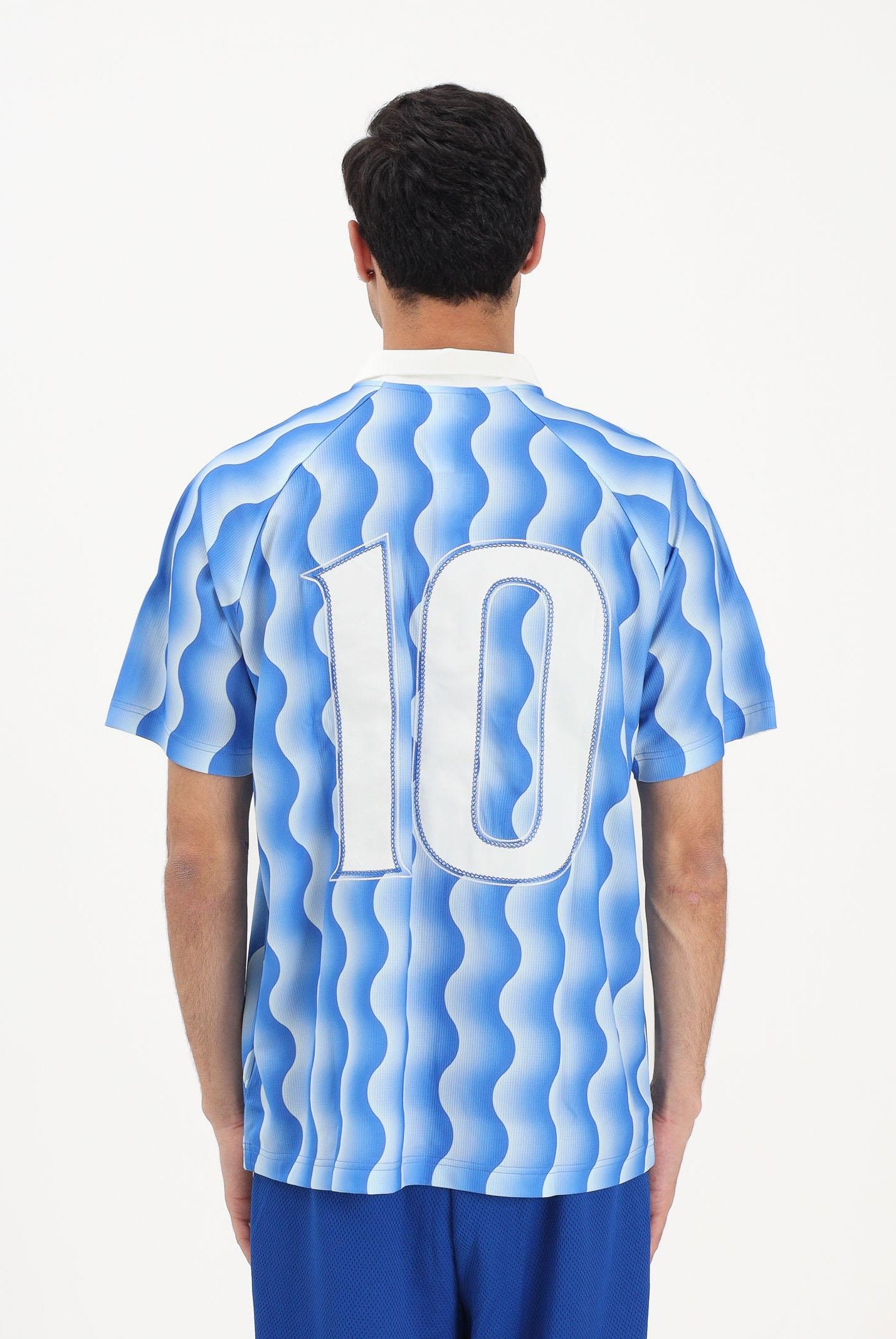 ADIDAS ORIGINALS Polo a manica corta SUMMER azzurra da uomo KX1258 . ADIDAS ORIGINALS