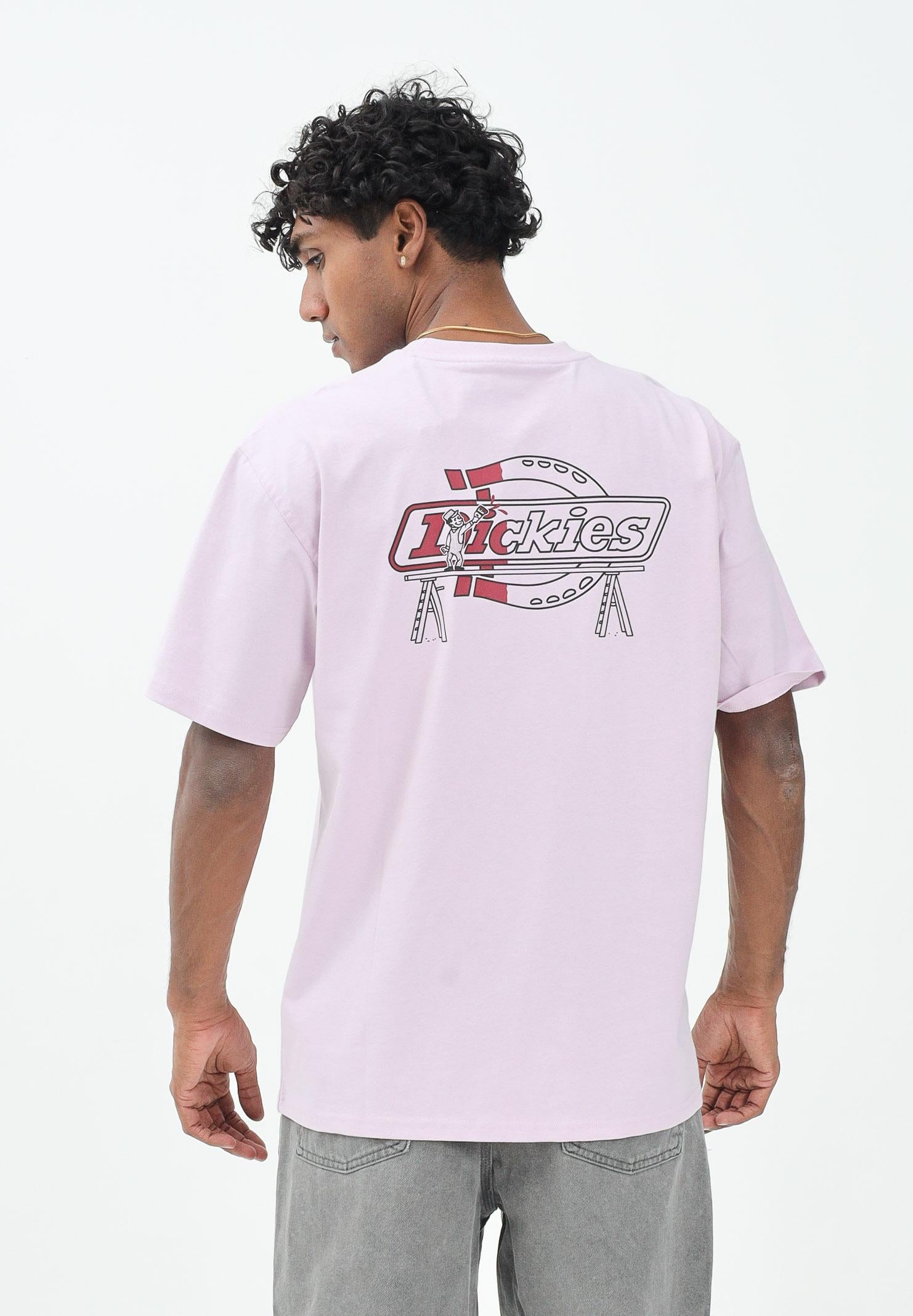 DICKIES T-shirt a maniche corte Statesville lilla da uomo DK0A87QPK731 . DIckies