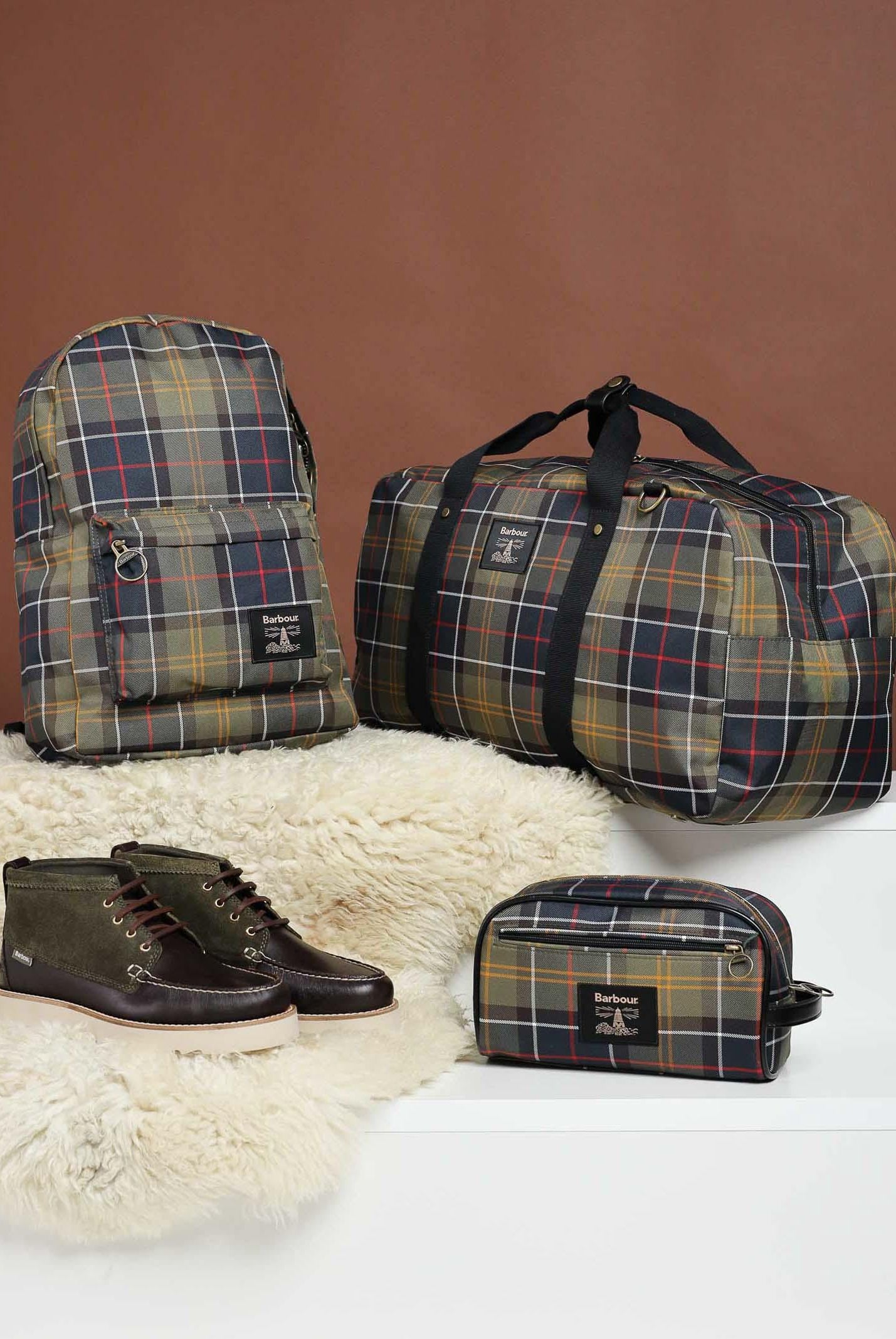 BARBOUR Zaino Torridon in tartan per uomo e donna 252MUBA0754 TN11 BARBOUR