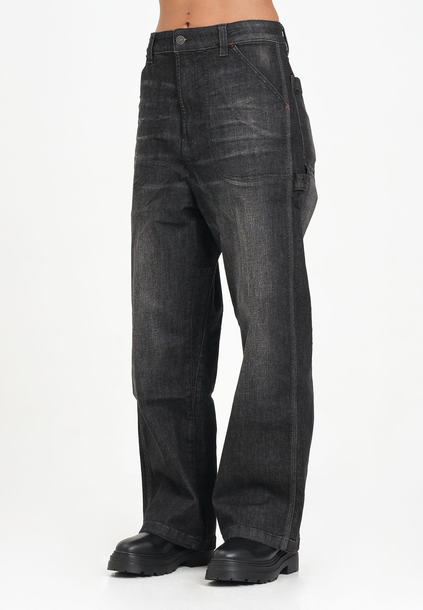 DIESEL Jeans D-Bart in denim nero per donna, ragazzi e bambini J02361KXBQQ K02 DIESEL