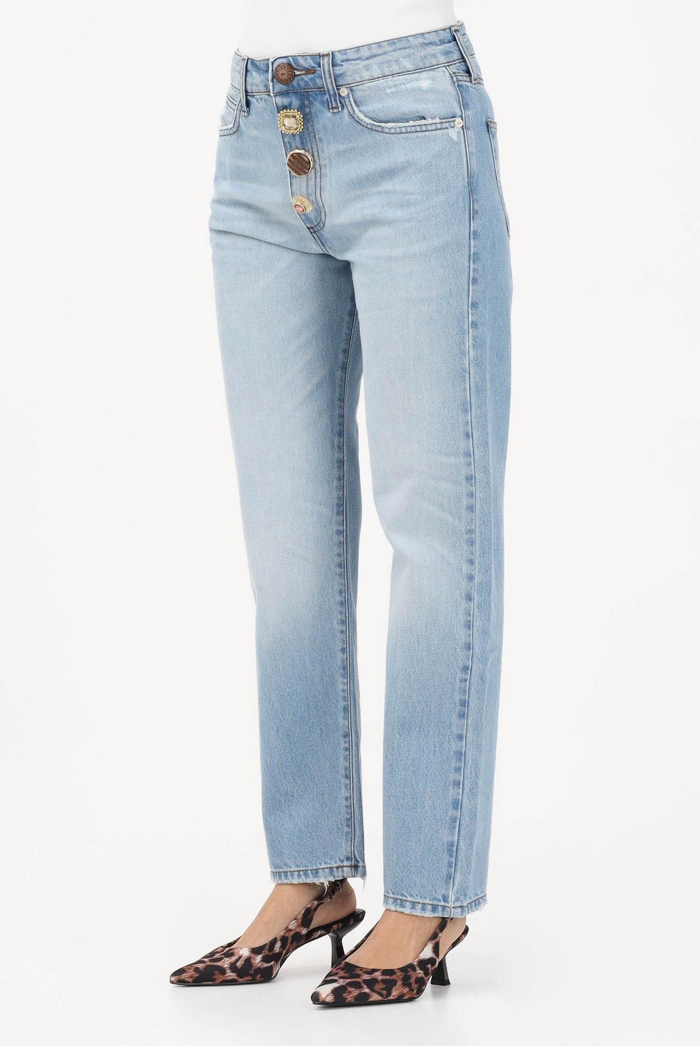 VICOLO Jeans Zoe in denim chiaro da donna DAB5106 DECH VICOLO