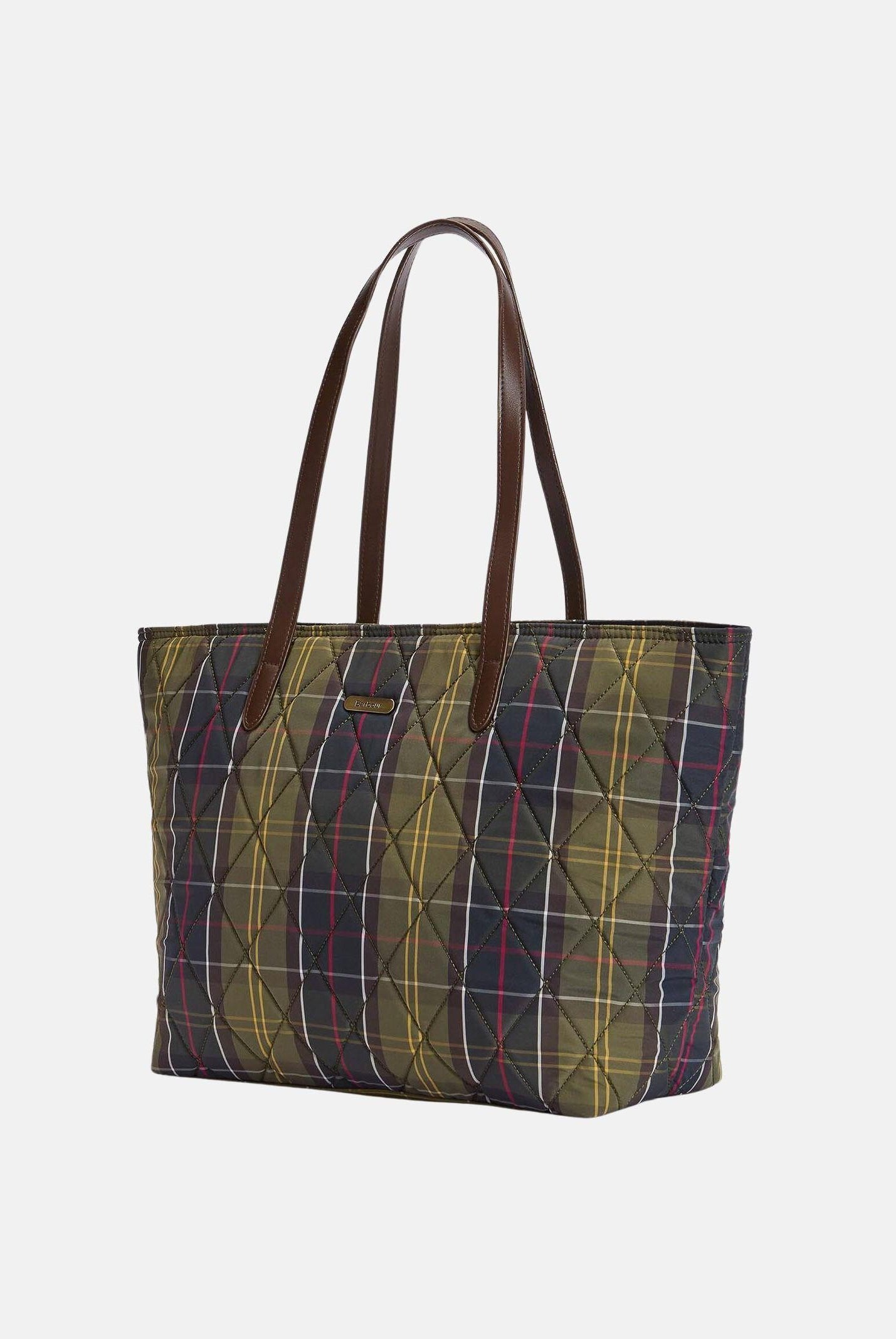 BARBOUR Shopper Wetherham tartan nei toni del verde e blu da donna 261-LBA0344 OL71 BARBOUR