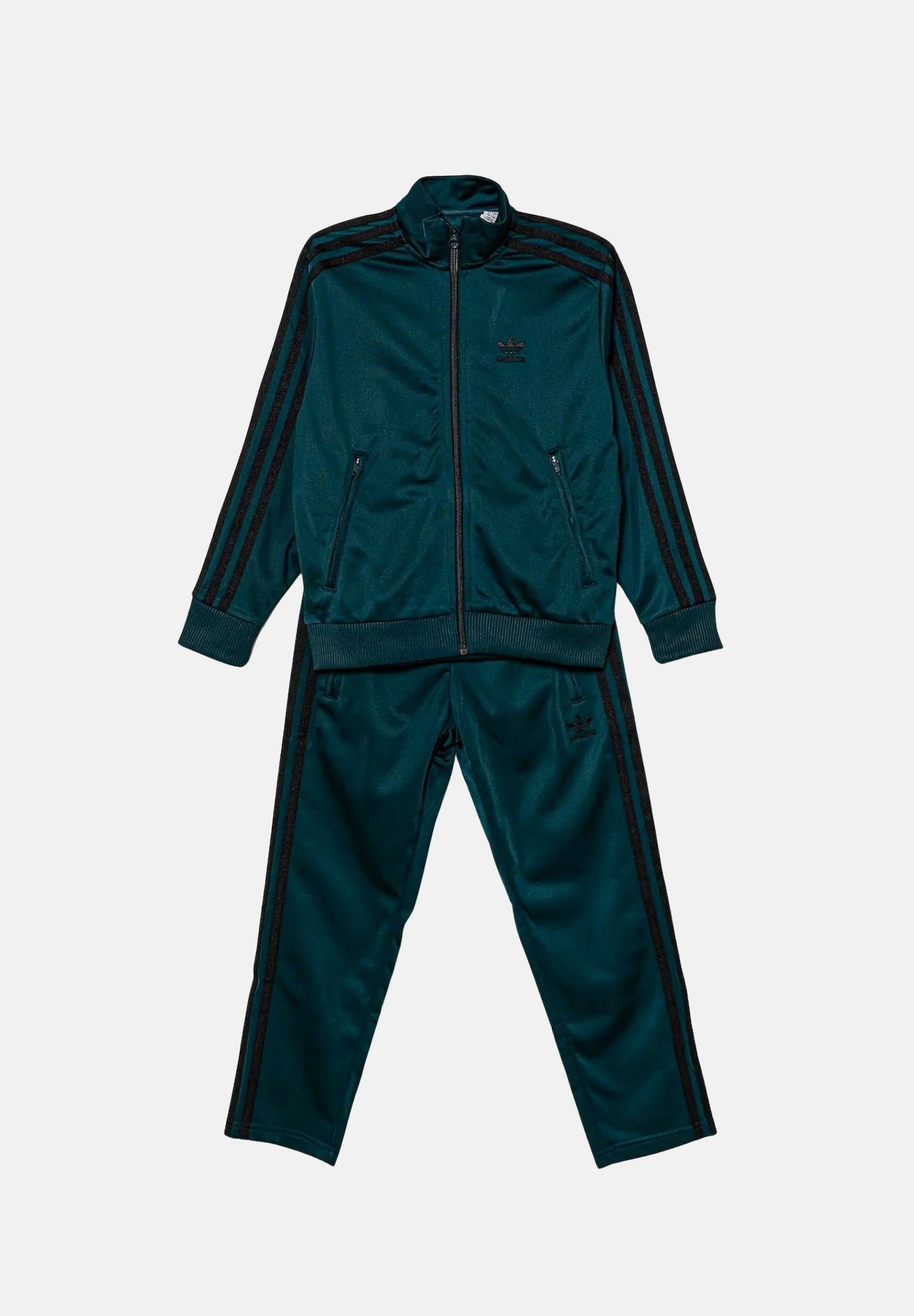 ADIDAS ORIGINALS Tuta Adicolor Firebird verde per bambino e bambina JY1149 ADIDAS ORIGINALS