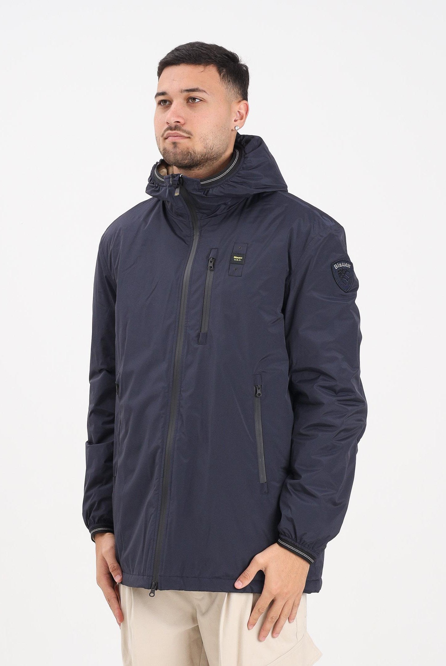 BLAUER Piumino JARVIS blu da uomo 25WBLUK11139-007110 888 BLAUER