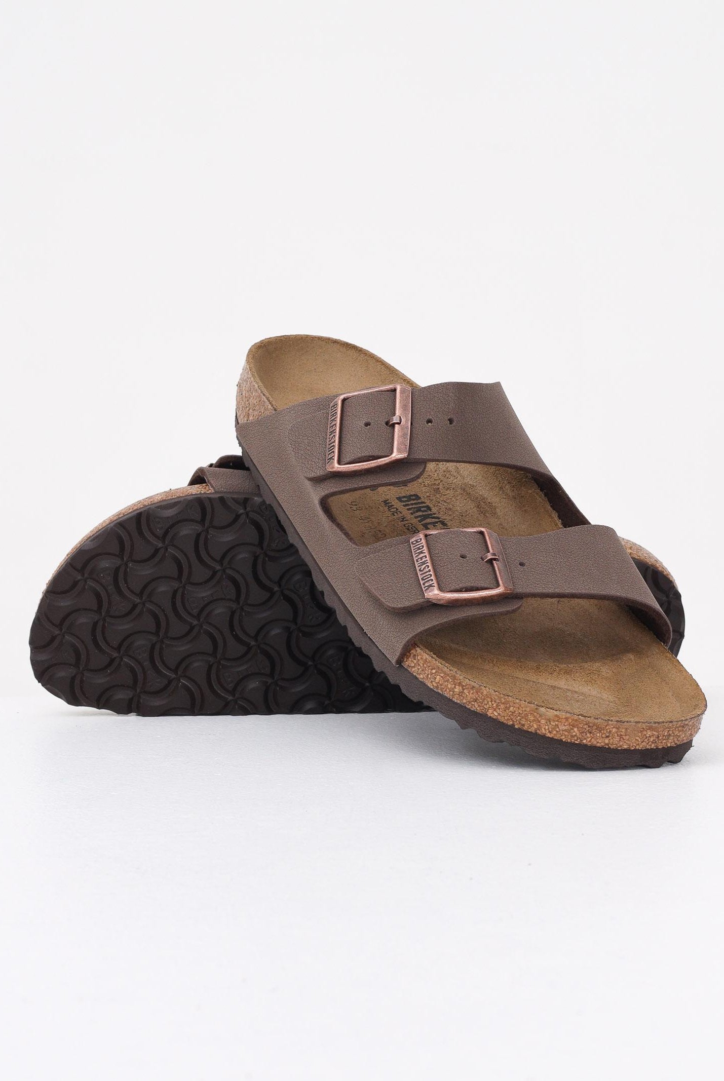 BIRKENSTOCK Ciabatte Arizona color mocca da uomo 151183 . BIRKENSTOCK