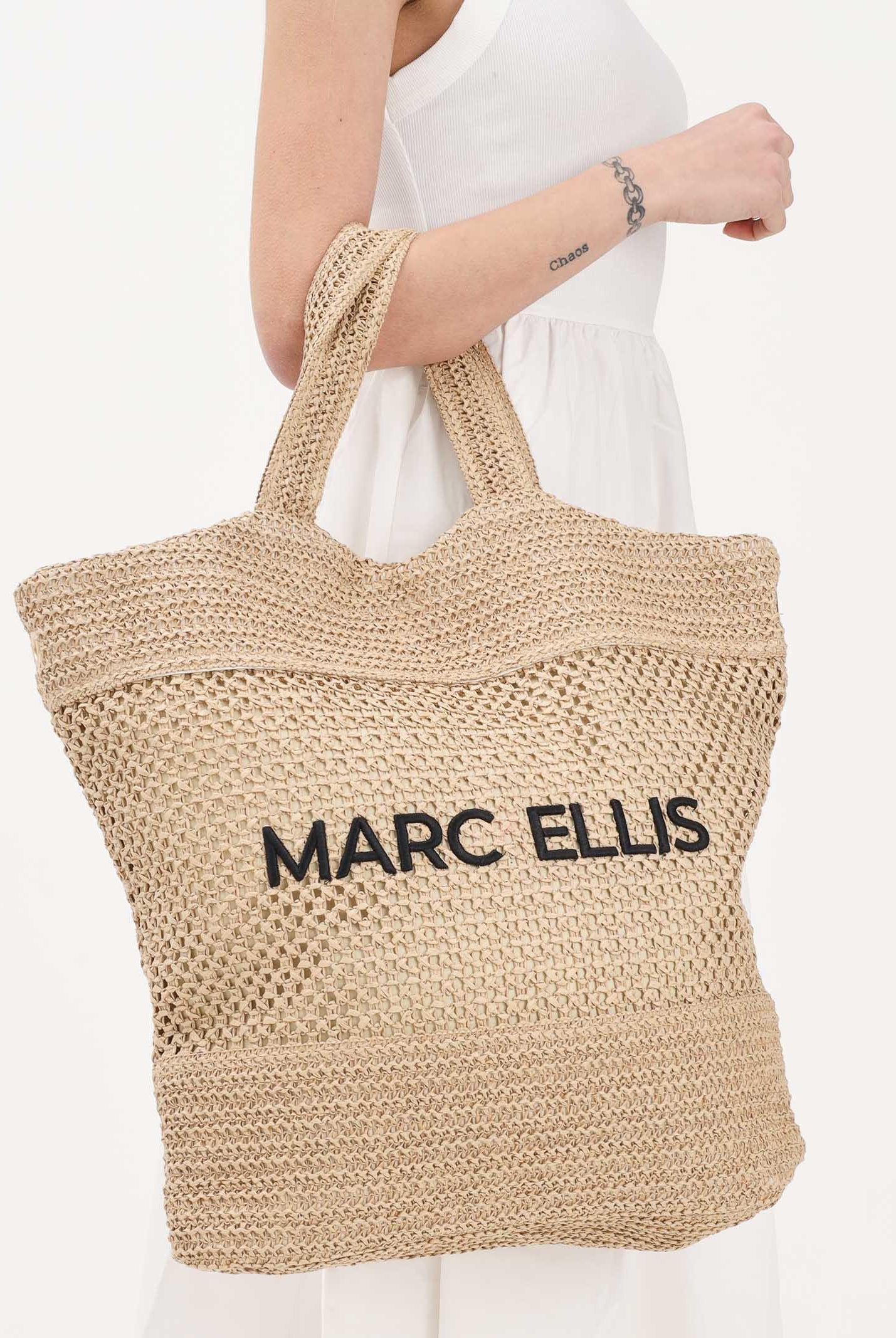 MARC ELLIS Borsa mare Buby Antigua beige da donna BUBY-ANTIGUA NA MARC ELLIS