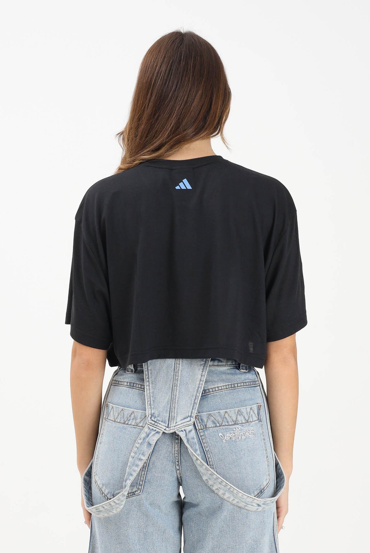 ADIDAS ORIGINALS T-shirt a manica corta adidas x Jeremy Scott nera da donna JL7613 ADIDAS ORIGINALS