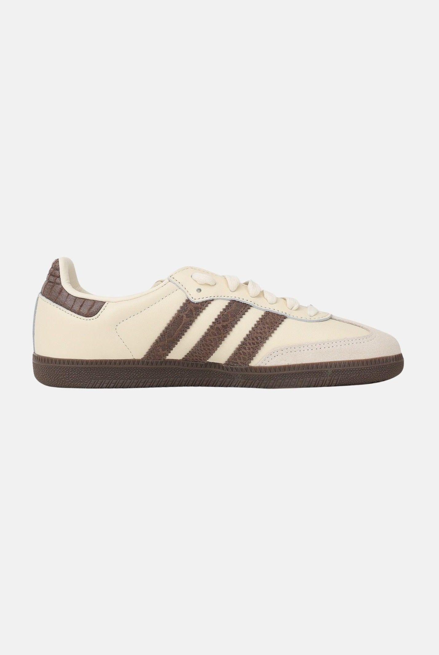 ADIDAS ORIGINALS Sneakers Samba OG panna e marroni per uomo e donna IH3980 . ADIDAS ORIGINALS