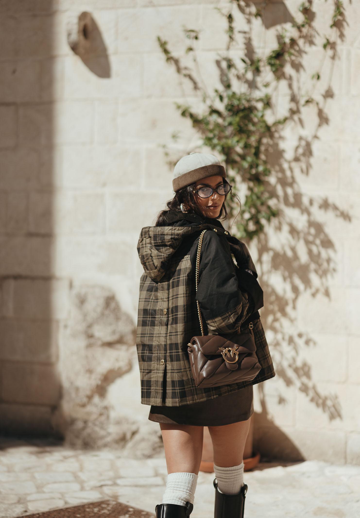 PINKO Borsa a tracolla Big Love Bag Puff marrone da donna 100037A0F2 L74Q PINKO