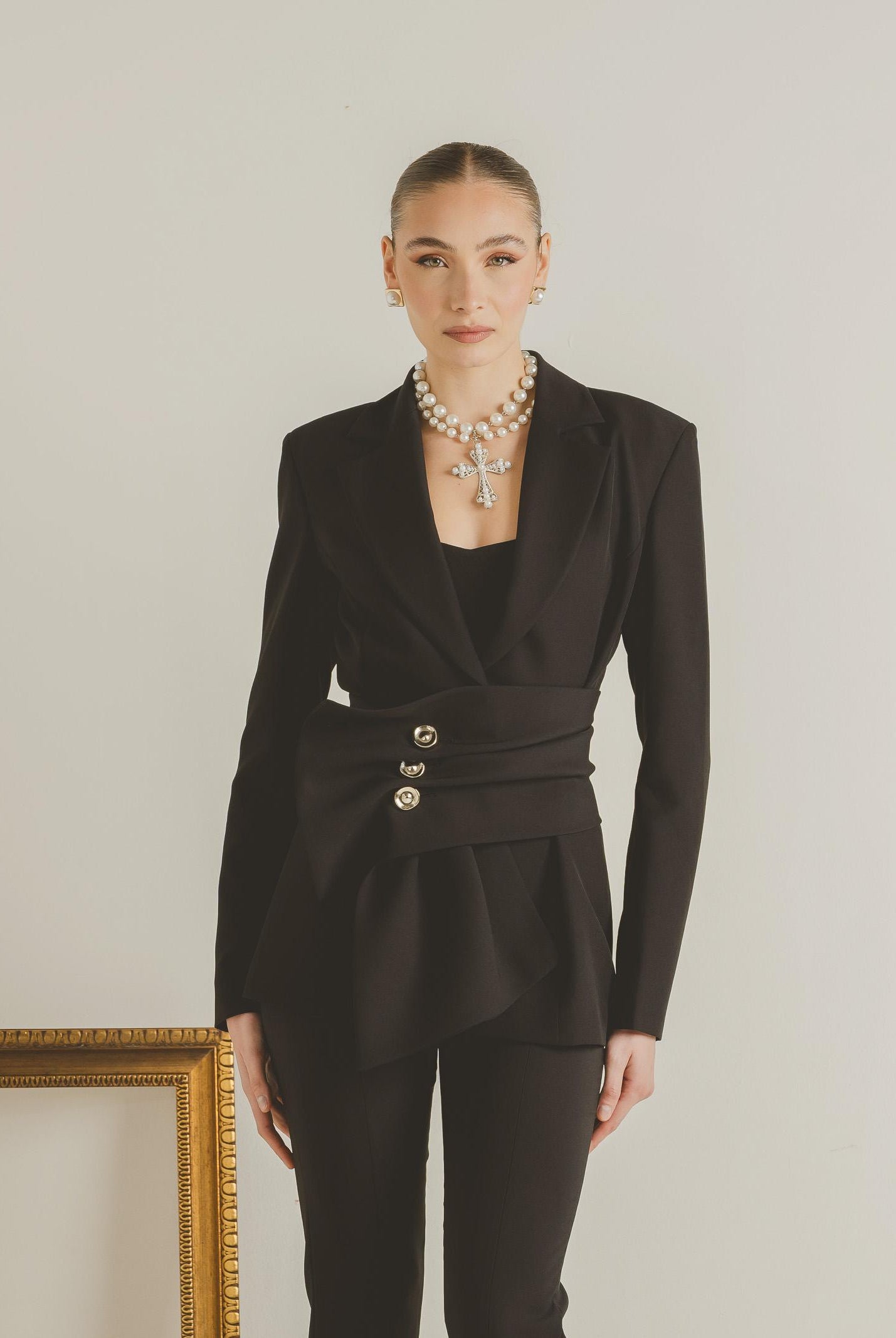 SANTAS Giacca ALLURE nera da donna PV2622 NE SANTAS