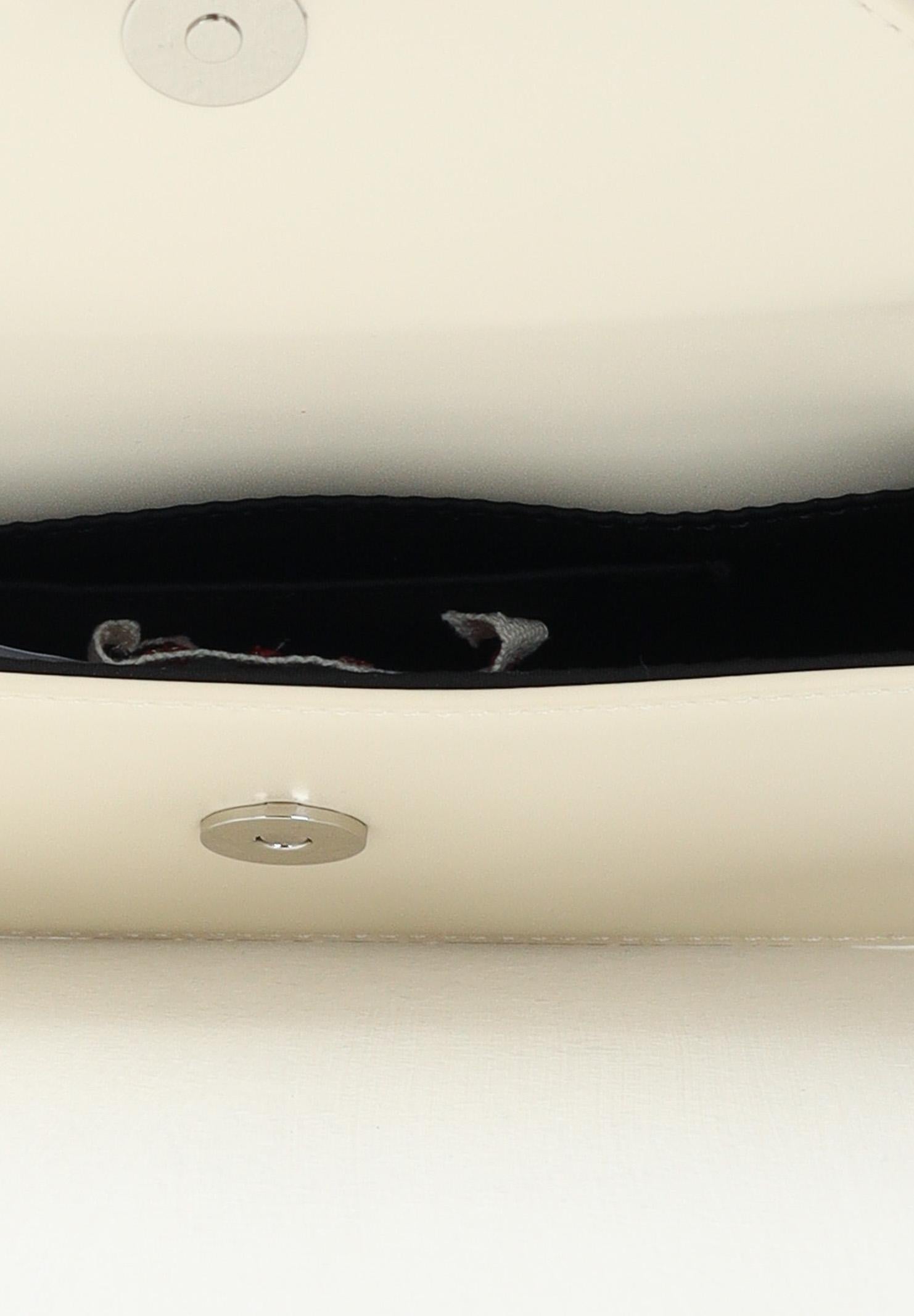 MARNI Borsa a tracolla panna da donna con logo M01256M00TK 0M221 MARNI