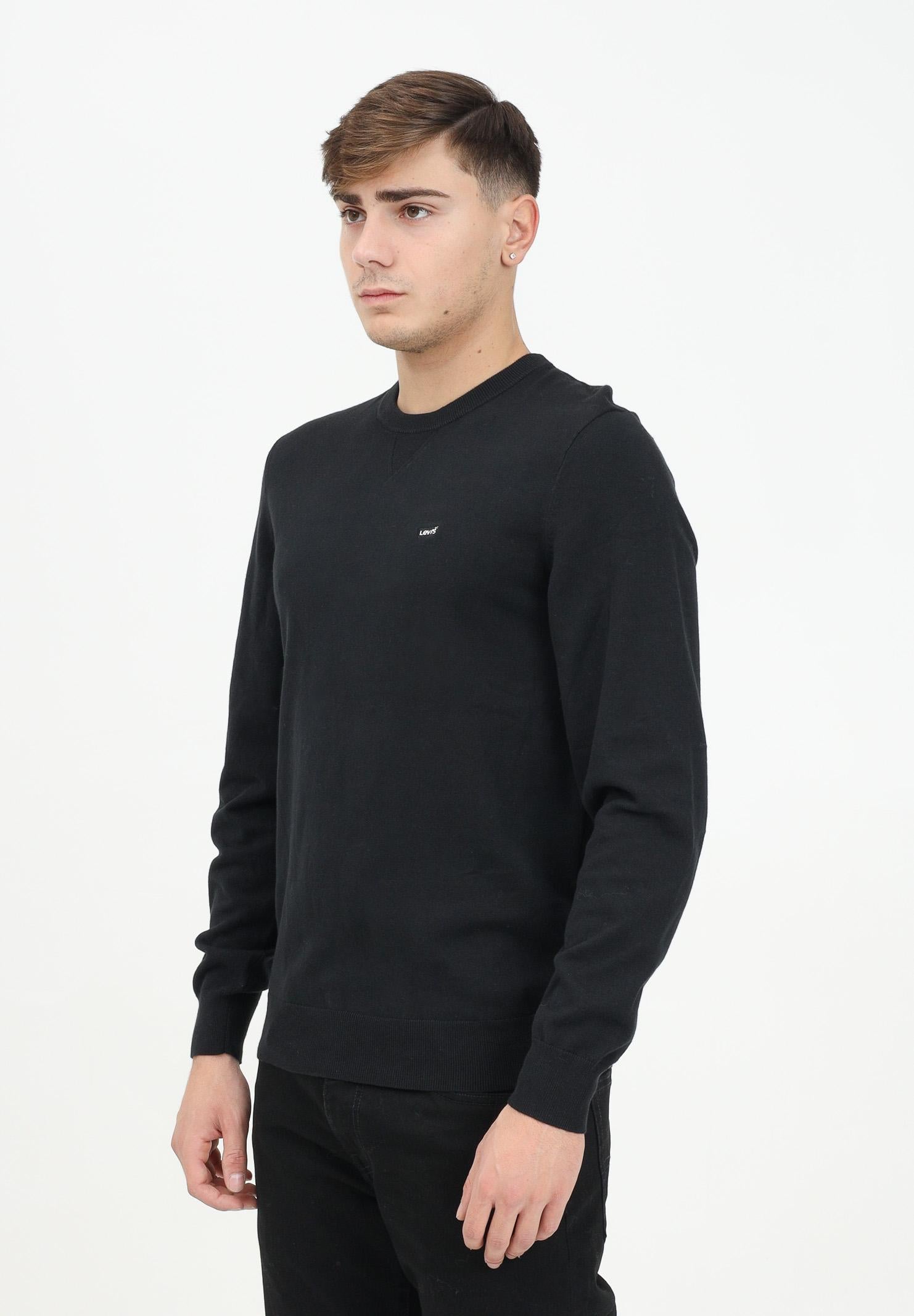 Maglioncino girocollo Housemark nero da uomo A7207-0001 . LEVI'S®