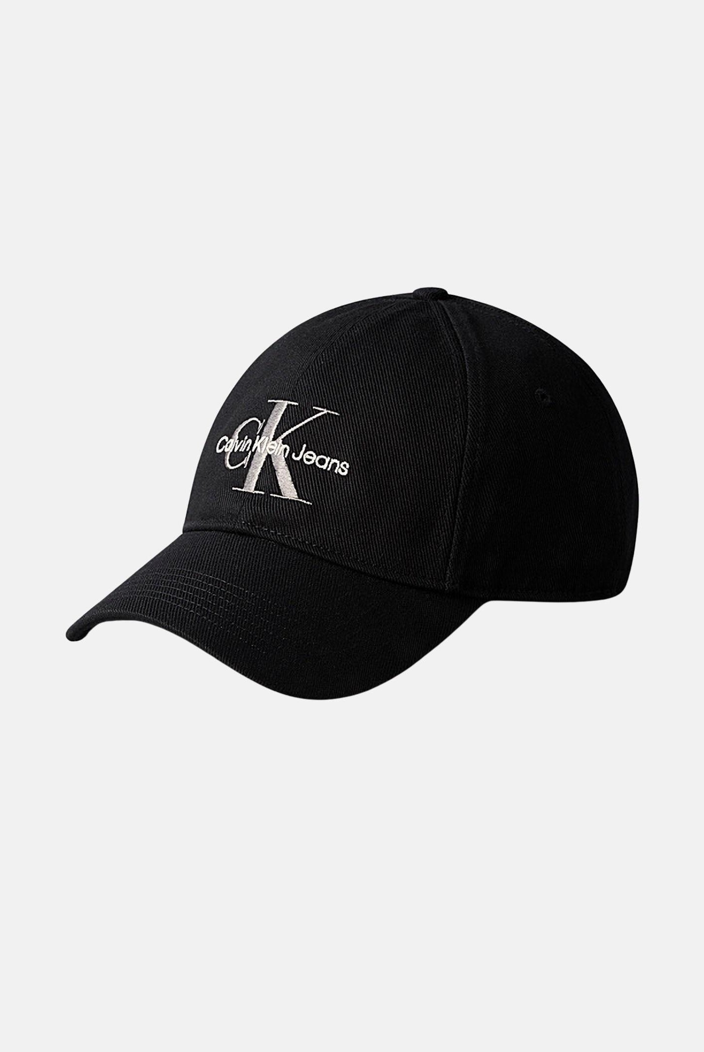 CALVIN KLEIN Cappello con visiera nero per uomo e donna rifinito da logo LV04G5004G UB1 CALVIN KLEIN